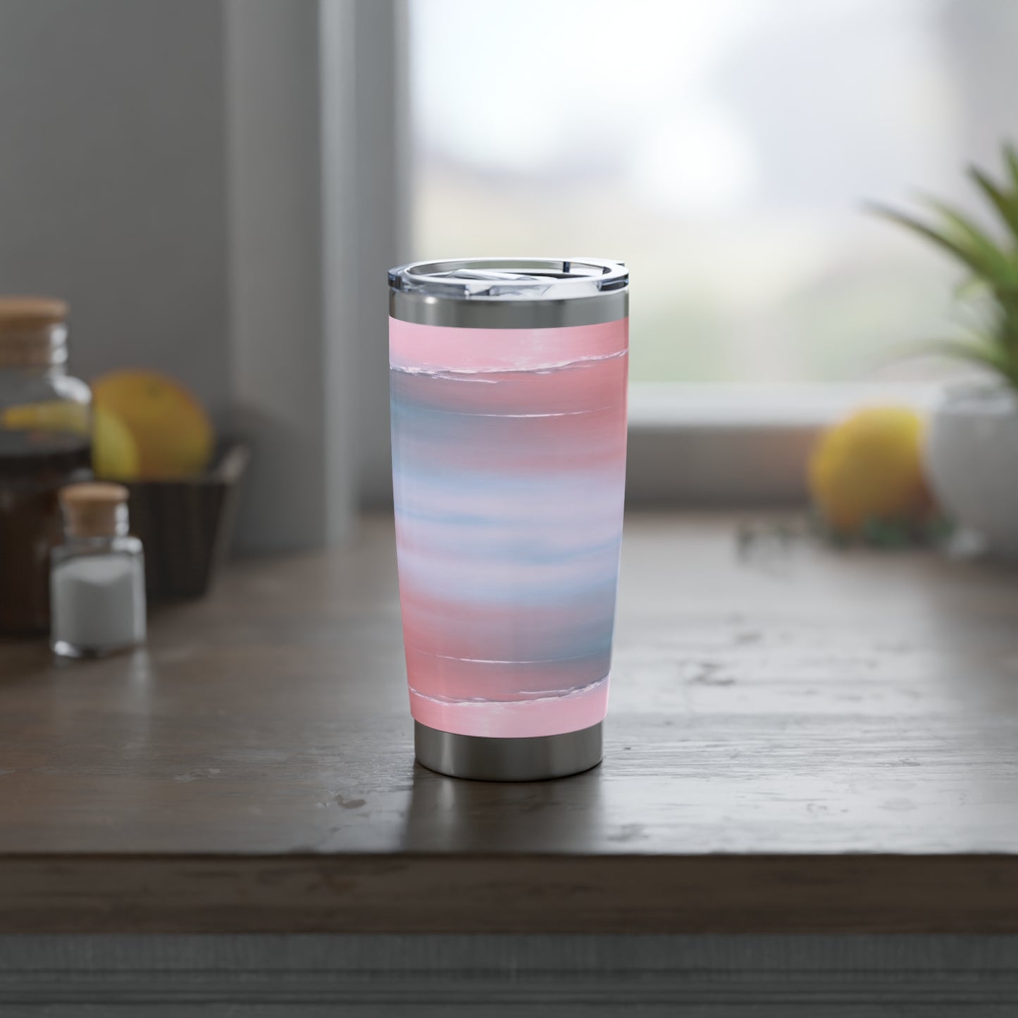 Gray Sea Pink Fog Vagabond 20oz Tumbler