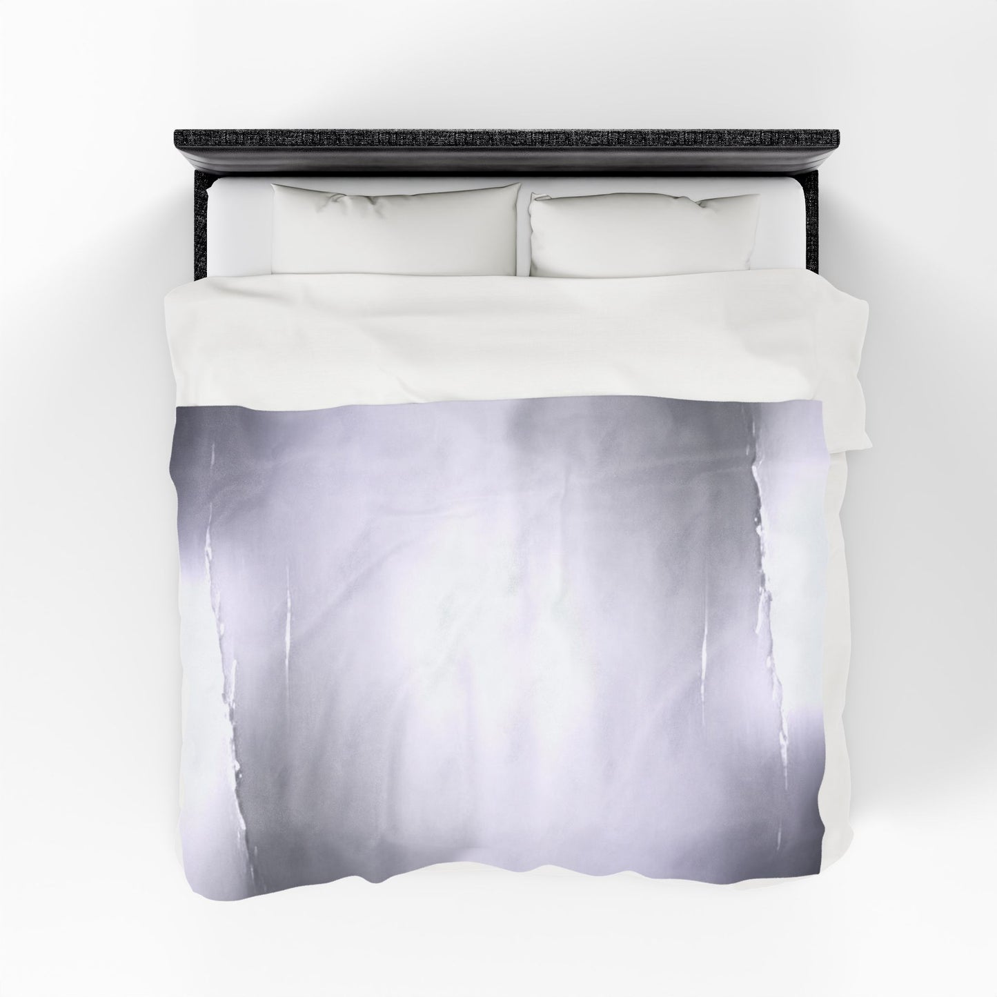 Sephia Sea Dark Fog Velveteen Plush Blanket, 60" x 80"
