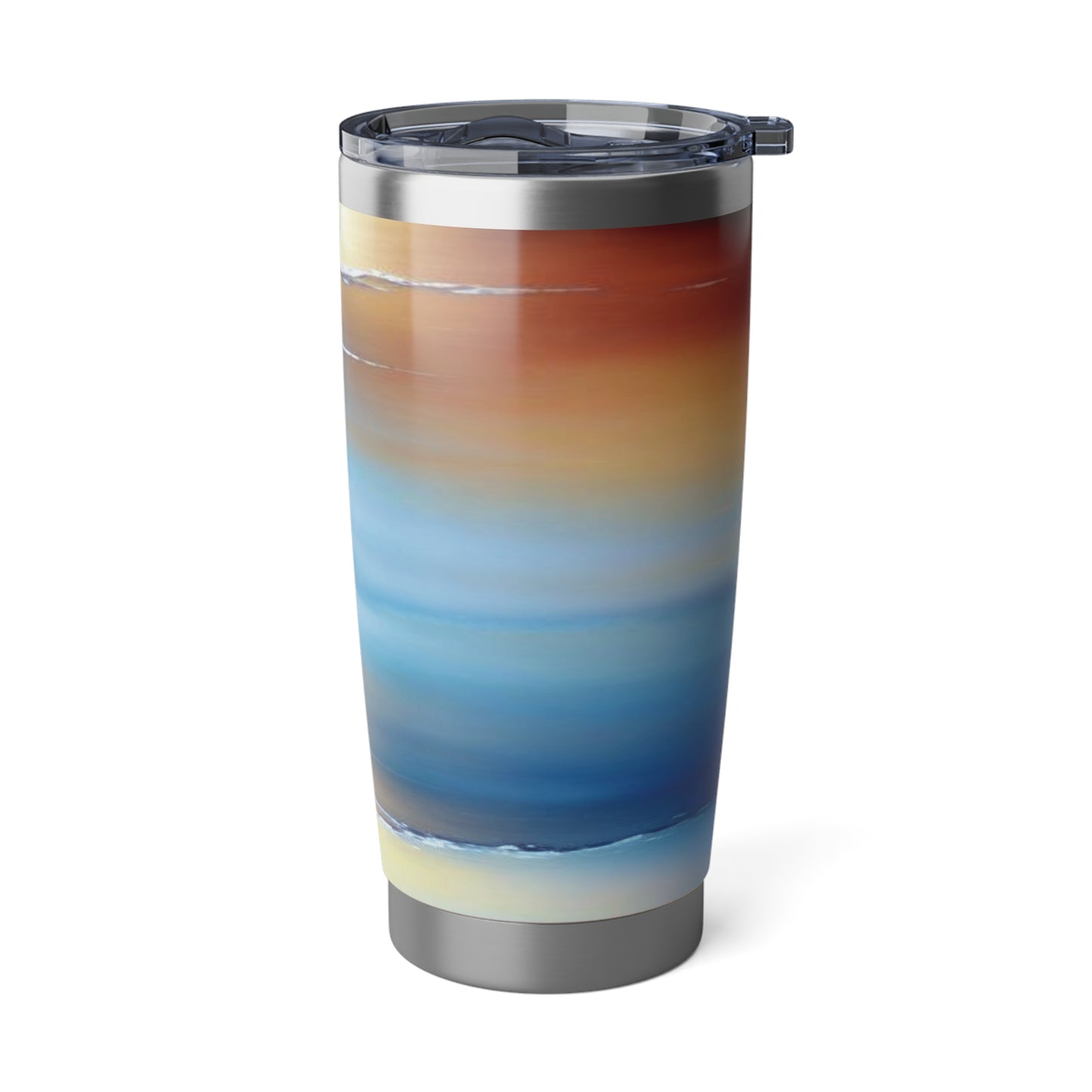 Blue Sea Red Orange Fog Vagabond 20oz Tumbler