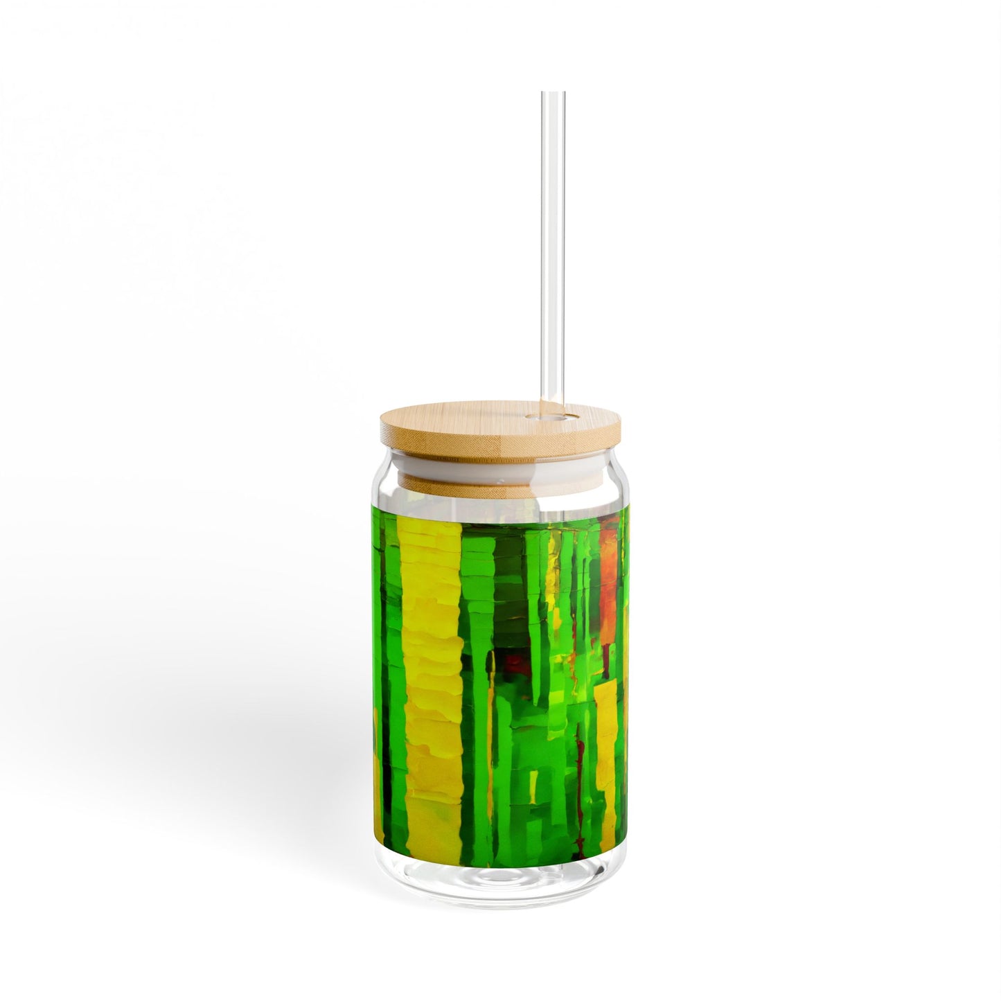 Striped Beta Sipper Glass, 16oz