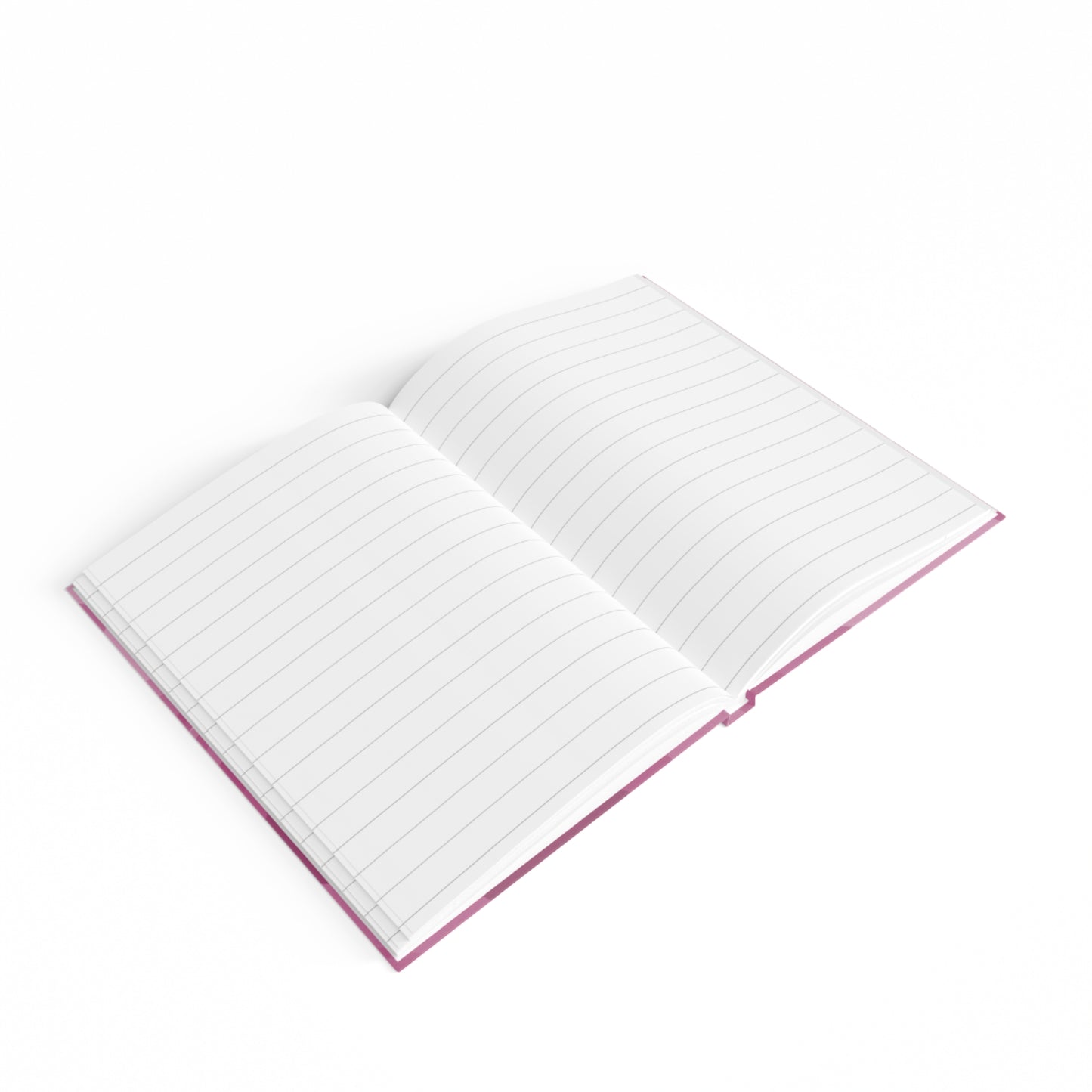 Pinky Mauve Wavey 5" x 7" Journal - 128 Ruled Line pages