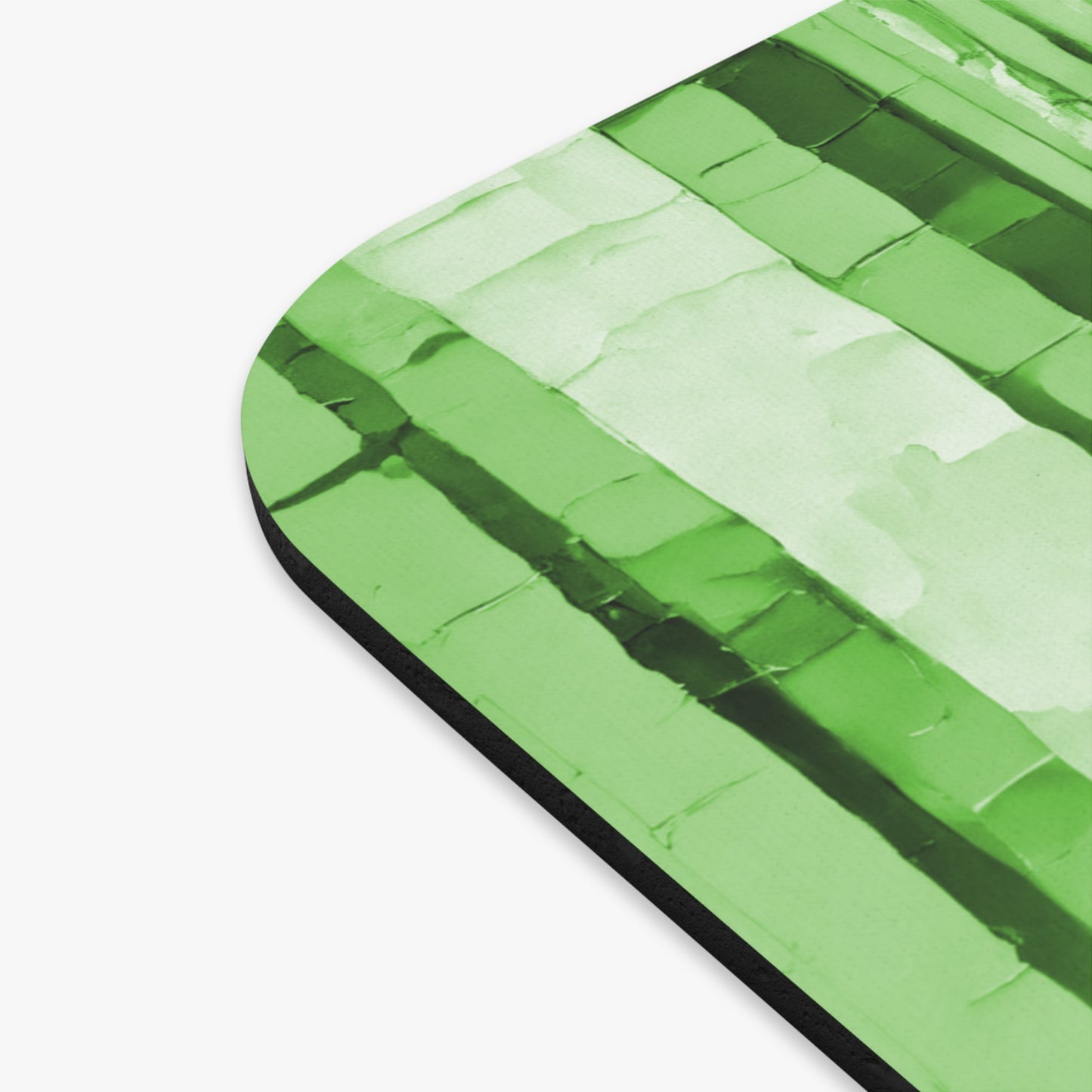 Striped Mint Pastel Mouse Pad, 9" x 8" Rectangle