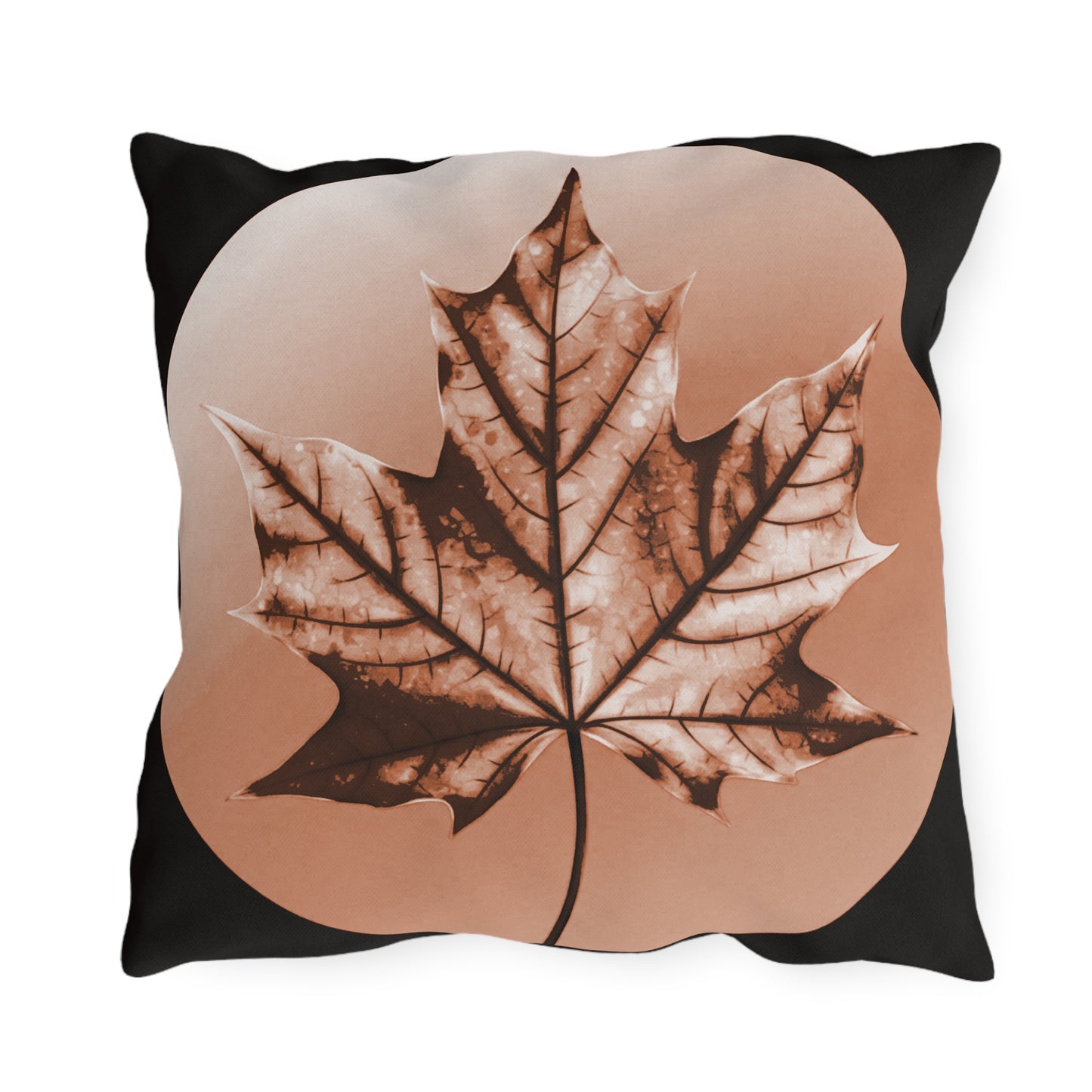 Soft Maple Leaf 18" x 18" Outdoor Pillow