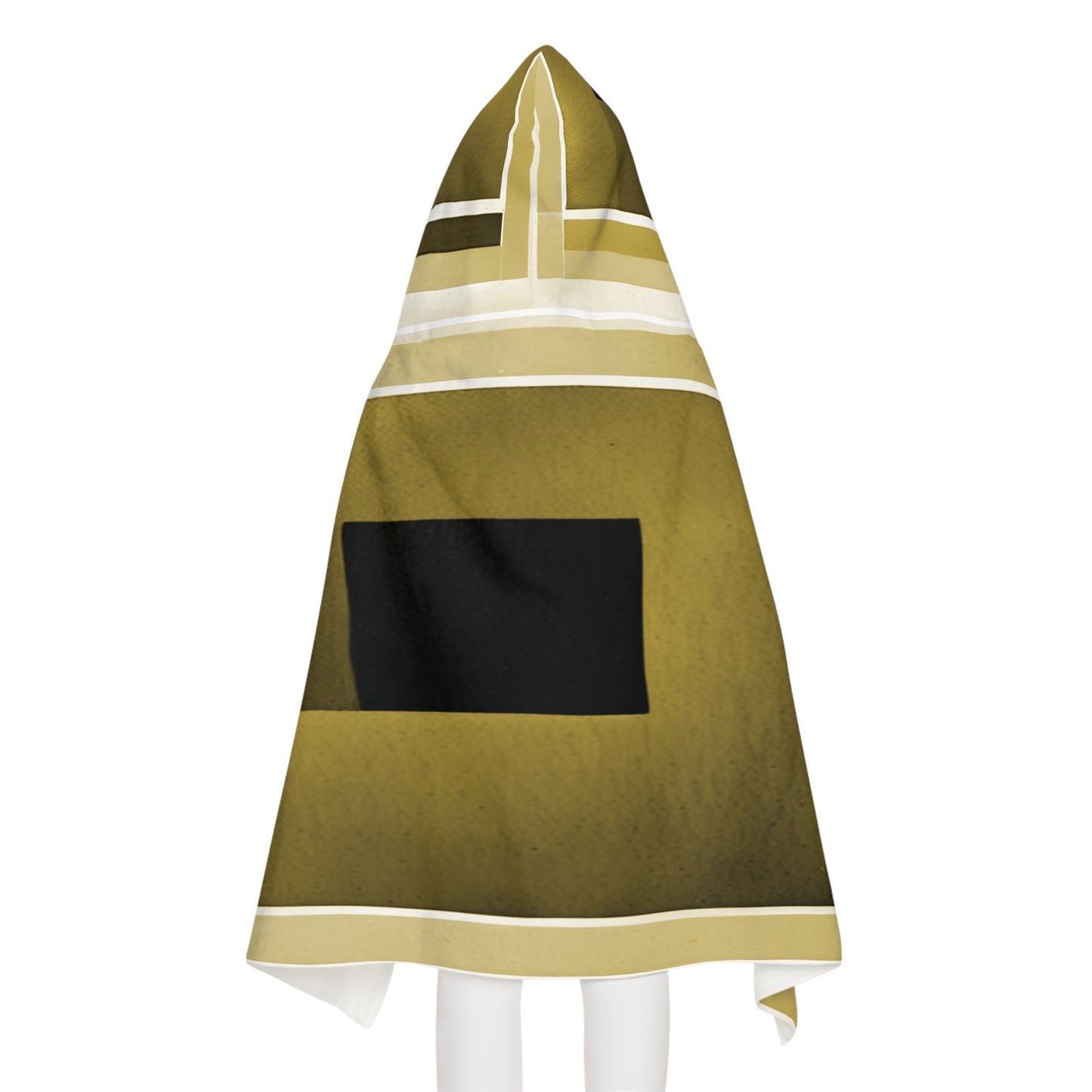 Tan Shadow Youth Hooded Towel, 24" x 48"