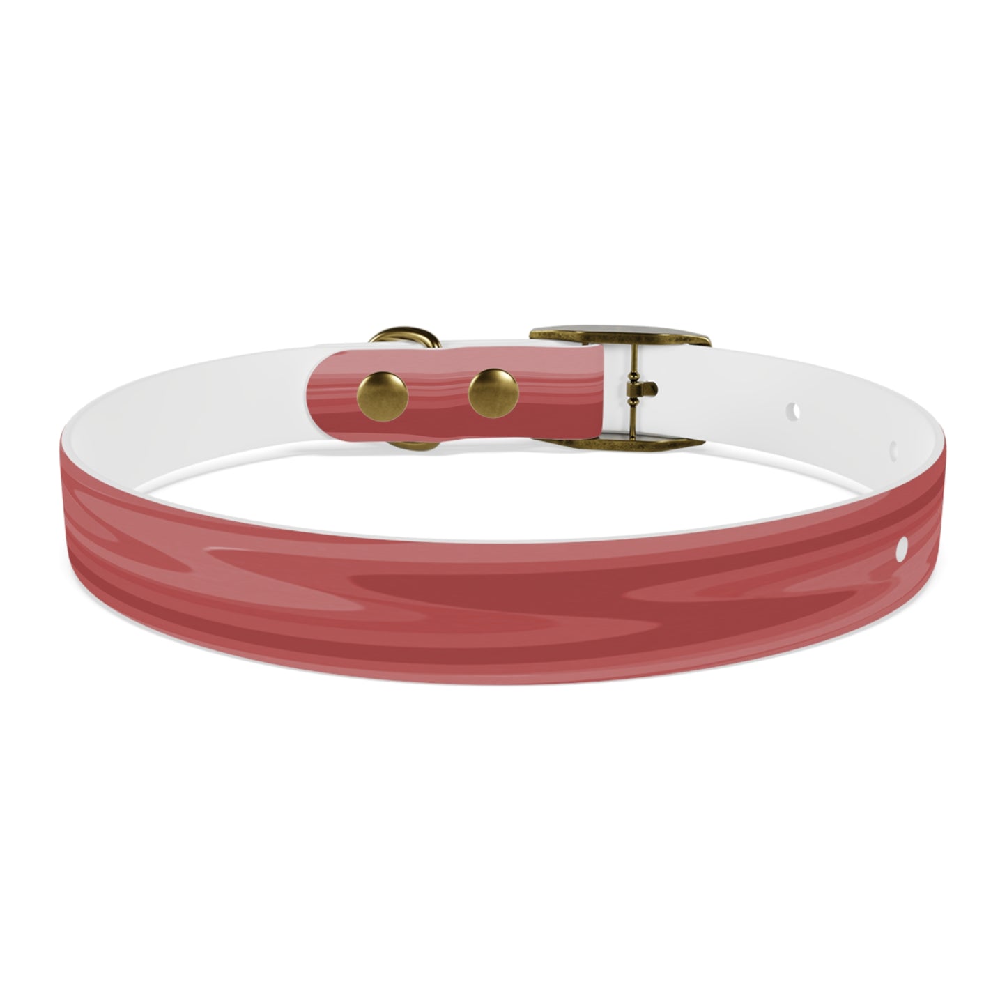 Power Red Wavey Small Dog Collar