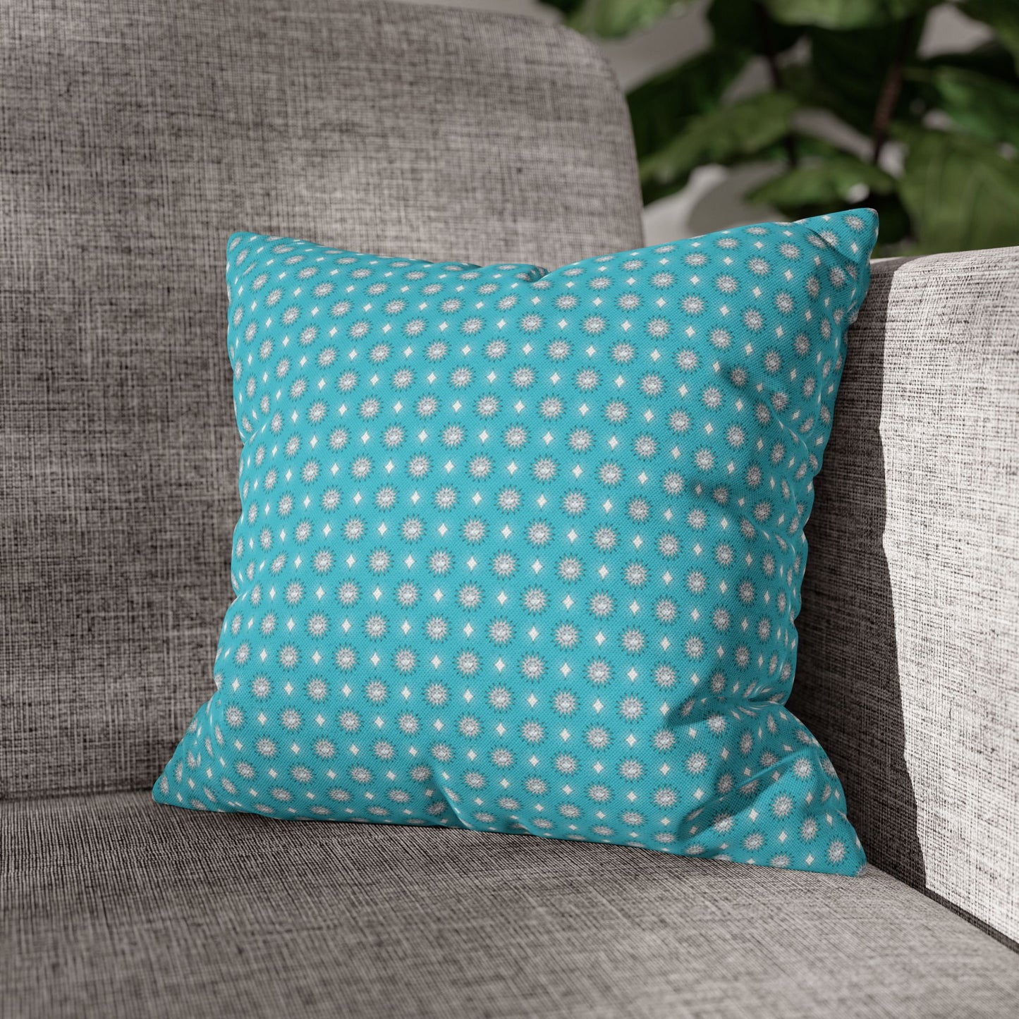 Tif Green Star-crossed Bodies Spun Polyester Square Pillowcase, 14" x 14"