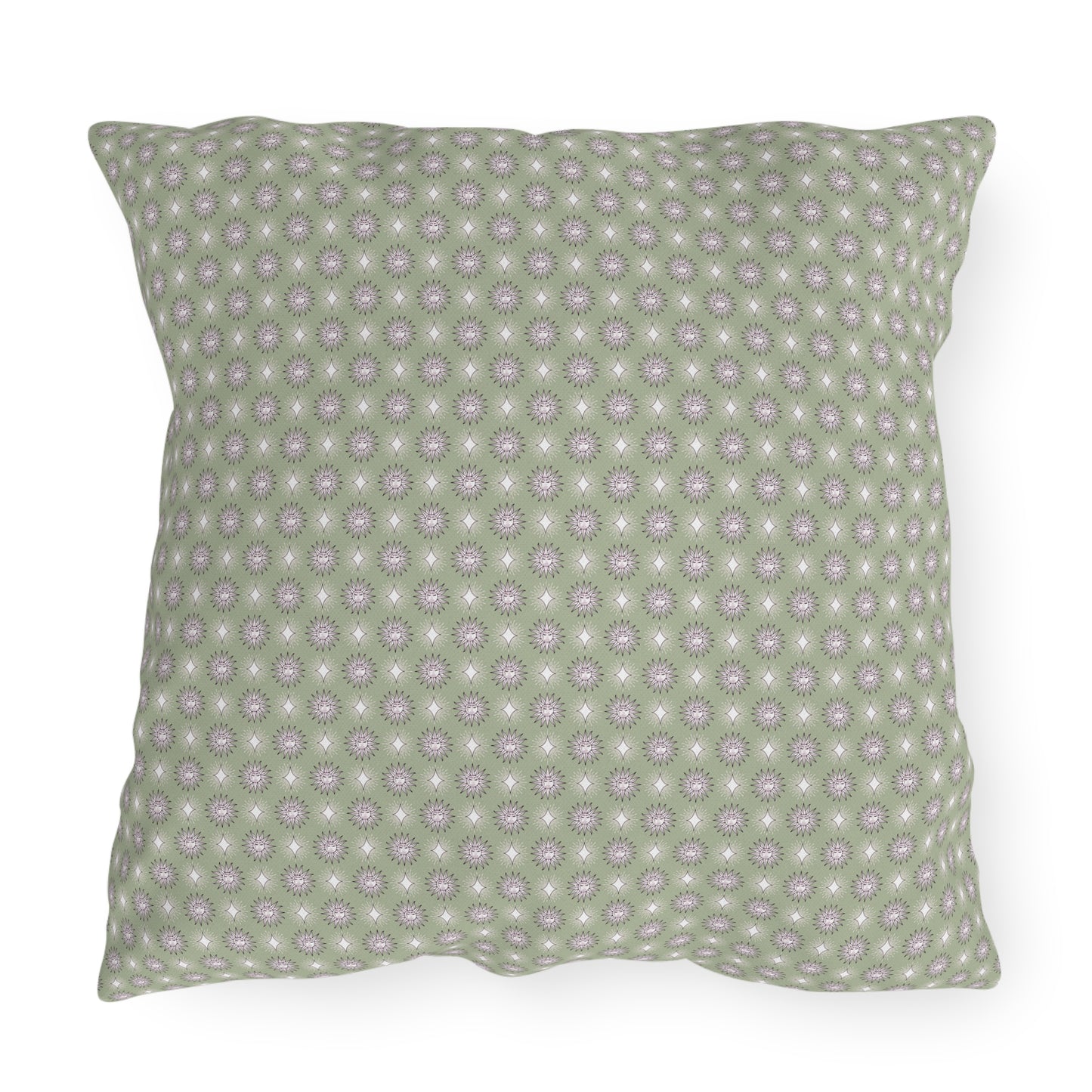 Olive Star-crossed Bodies 20" x 20" Outdoor Pillow