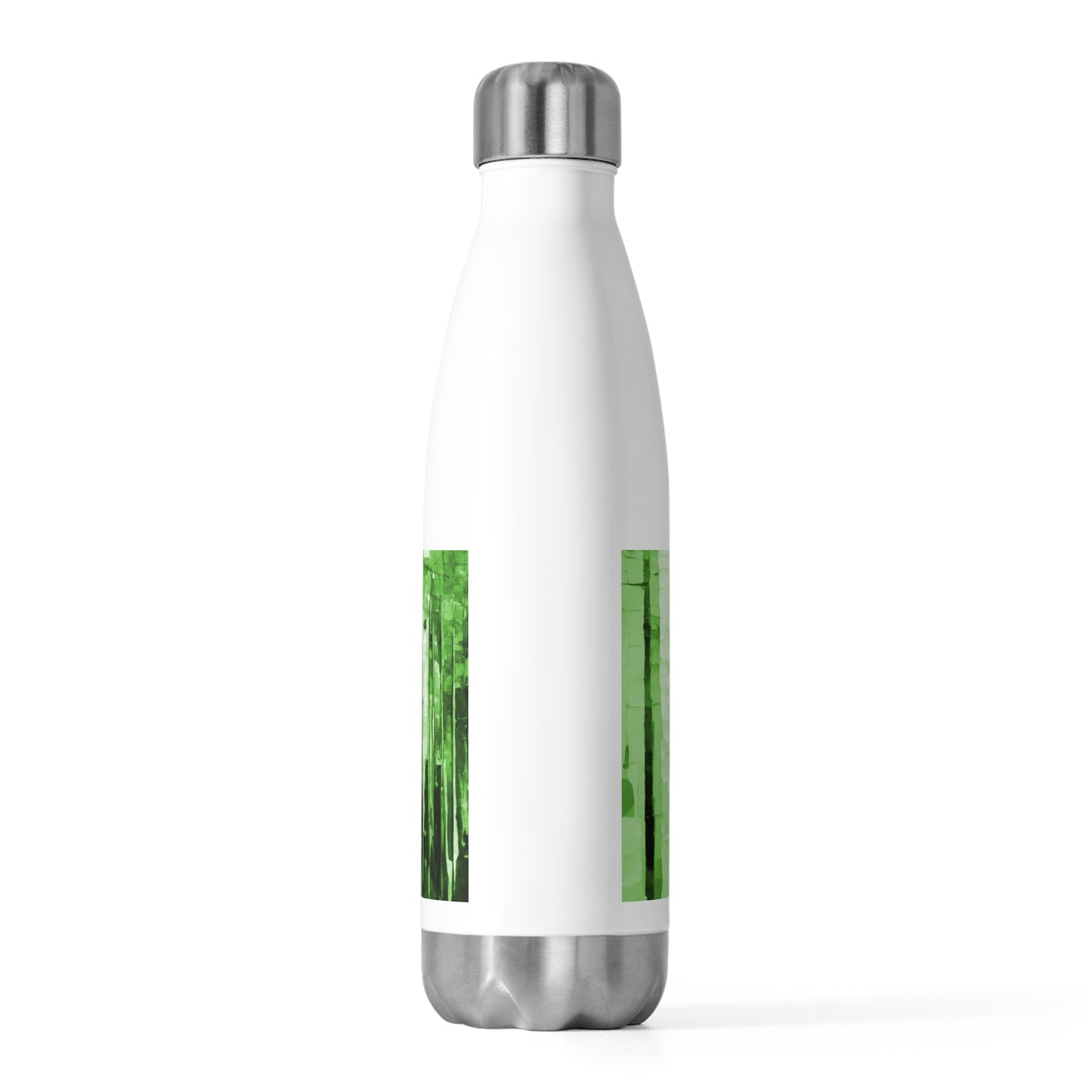 Striped Mint Pastel 20oz Insulated Water Bottle