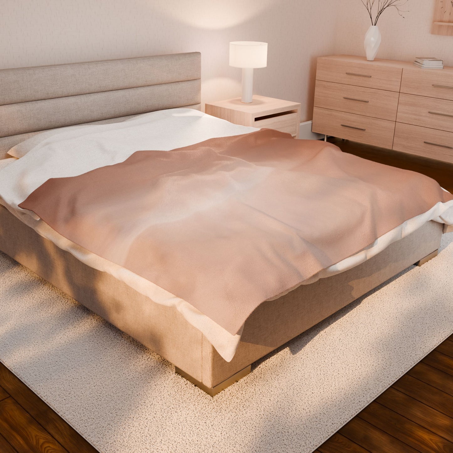 Soft Fade Velveteen Plush Blanket, 60" x 80"