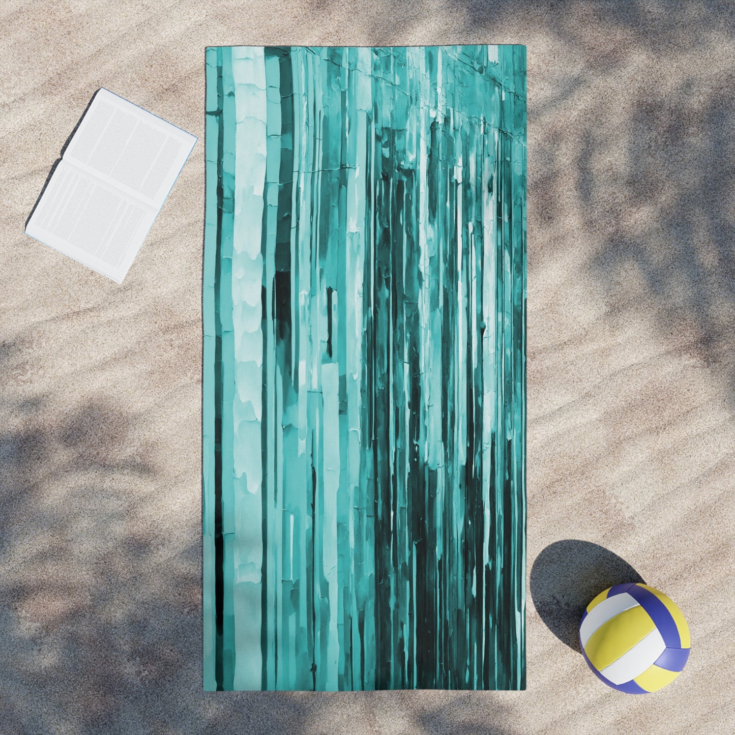 Striped Tif Beach Towel, 18" x 27"