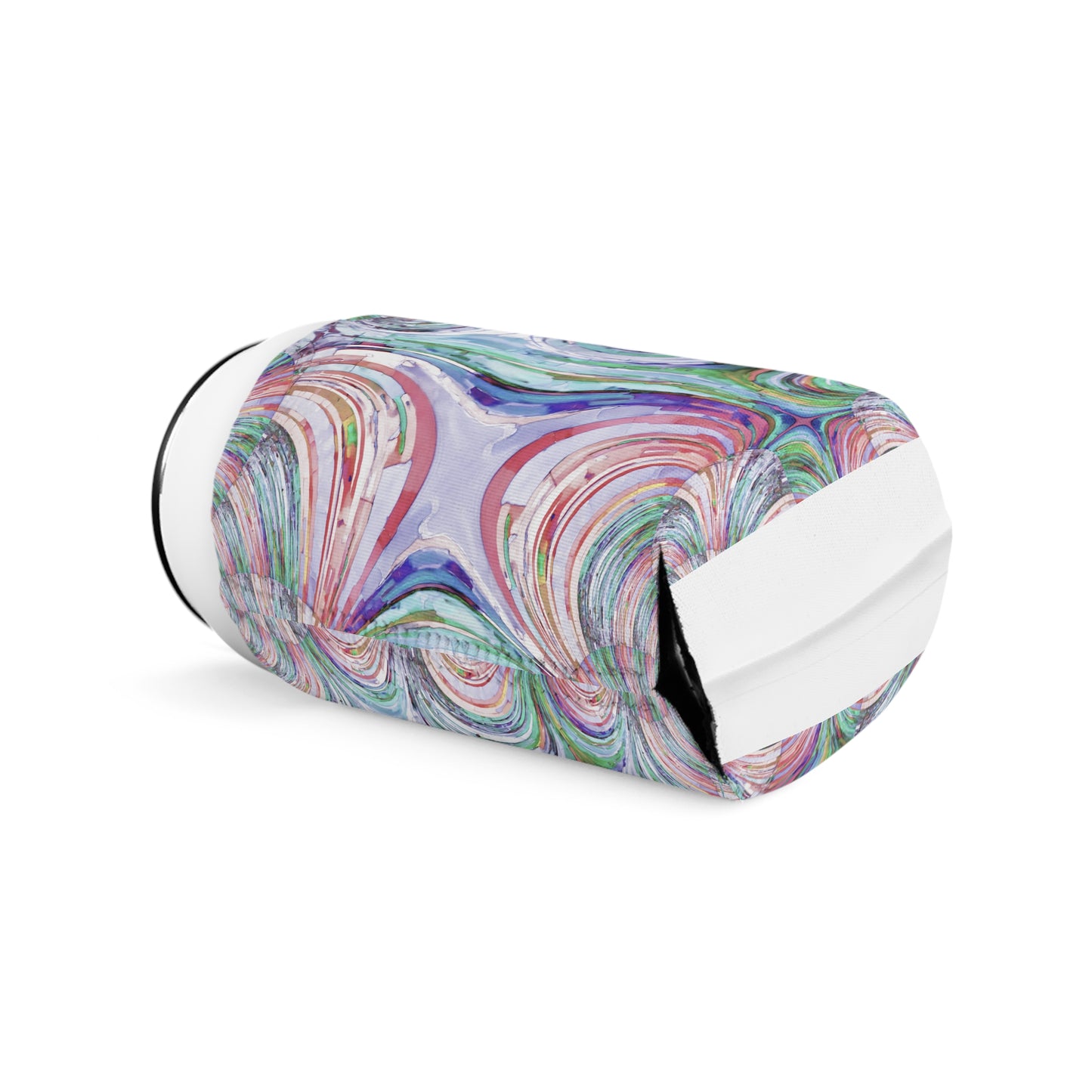 Uzi Spiral Pastels 12 oz Can Cooler Sleeve