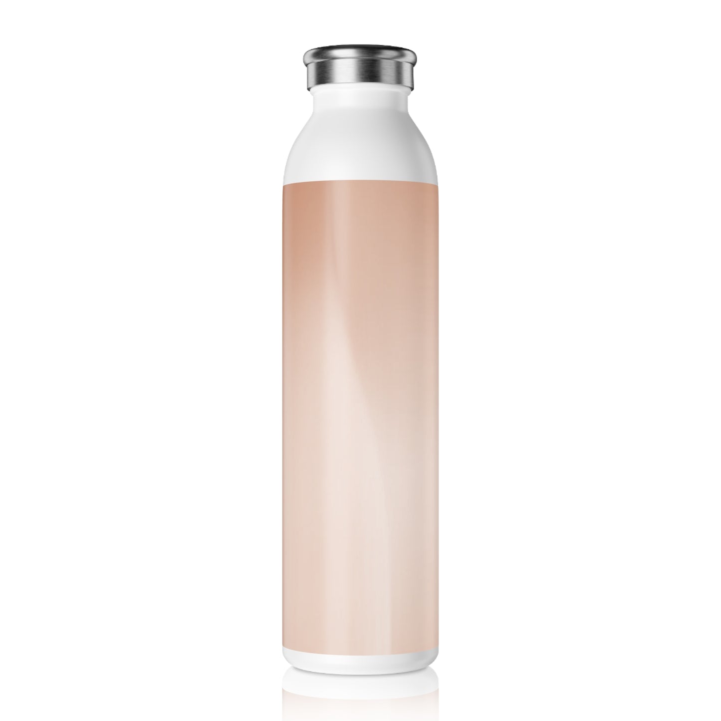 Soft Fade Slim Water Bottle, 20 oz White