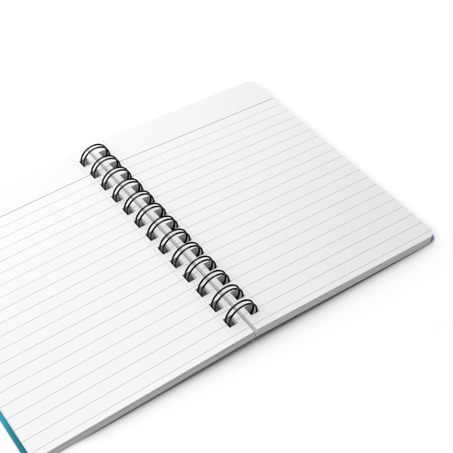 Wine Sea Blue Fog Sea Purple Fog Spiral Bound Journal, 5" x 7" 150 pages