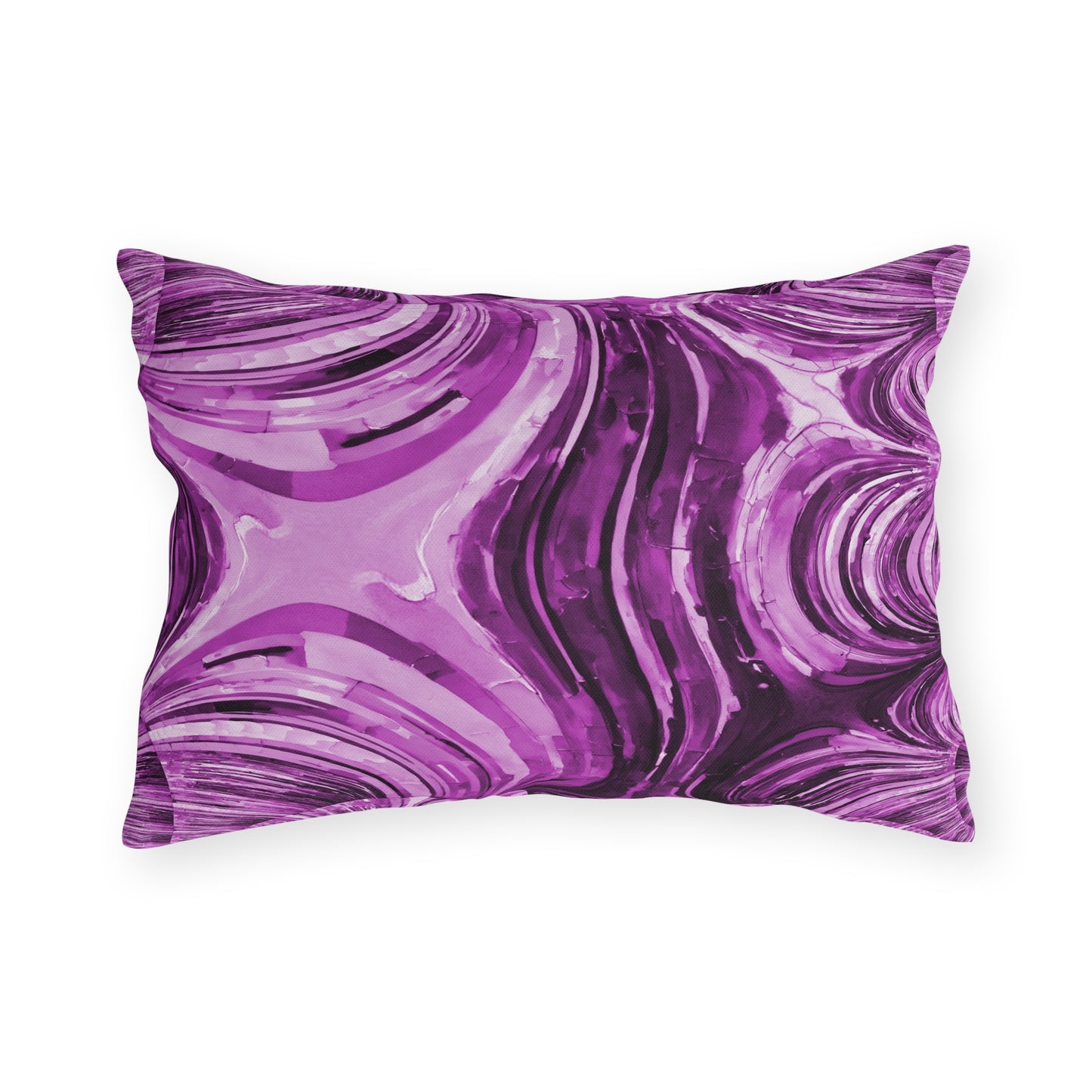 Uzi Spiral Powder Lavender 20" x 14" Outdoor Pillow