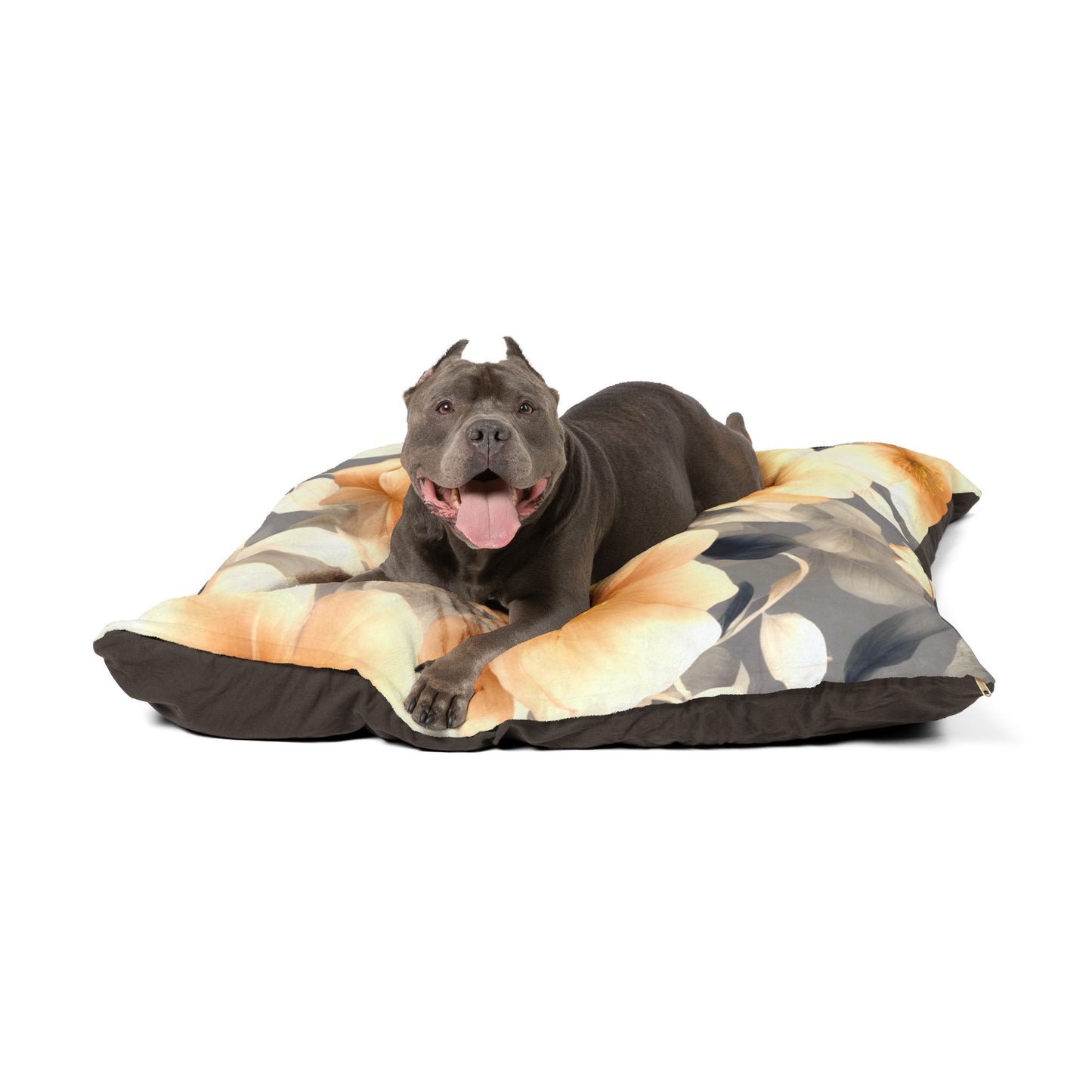 Soft Blossom Floral Bunch Pet Bed, 50" × 40"