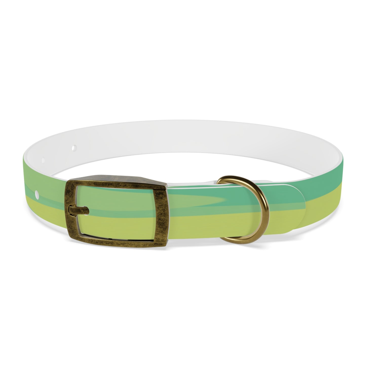 Pastel Green Patches Small Dog Collar