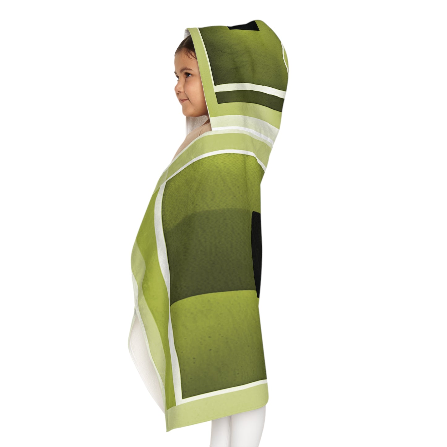 Lemongrass Shadow Youth Hooded Towel, 24" x 48"