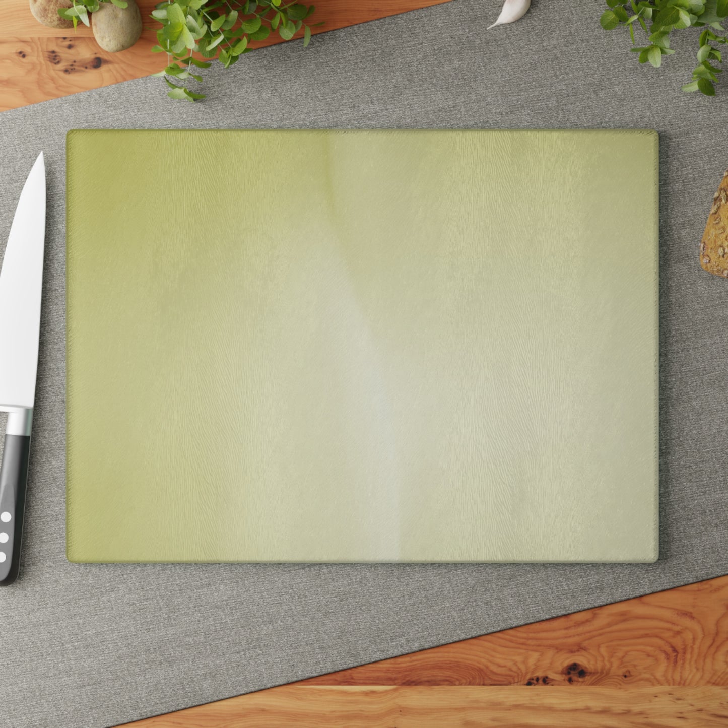Lemon Fade 11" x 15" Glass Cutting Board