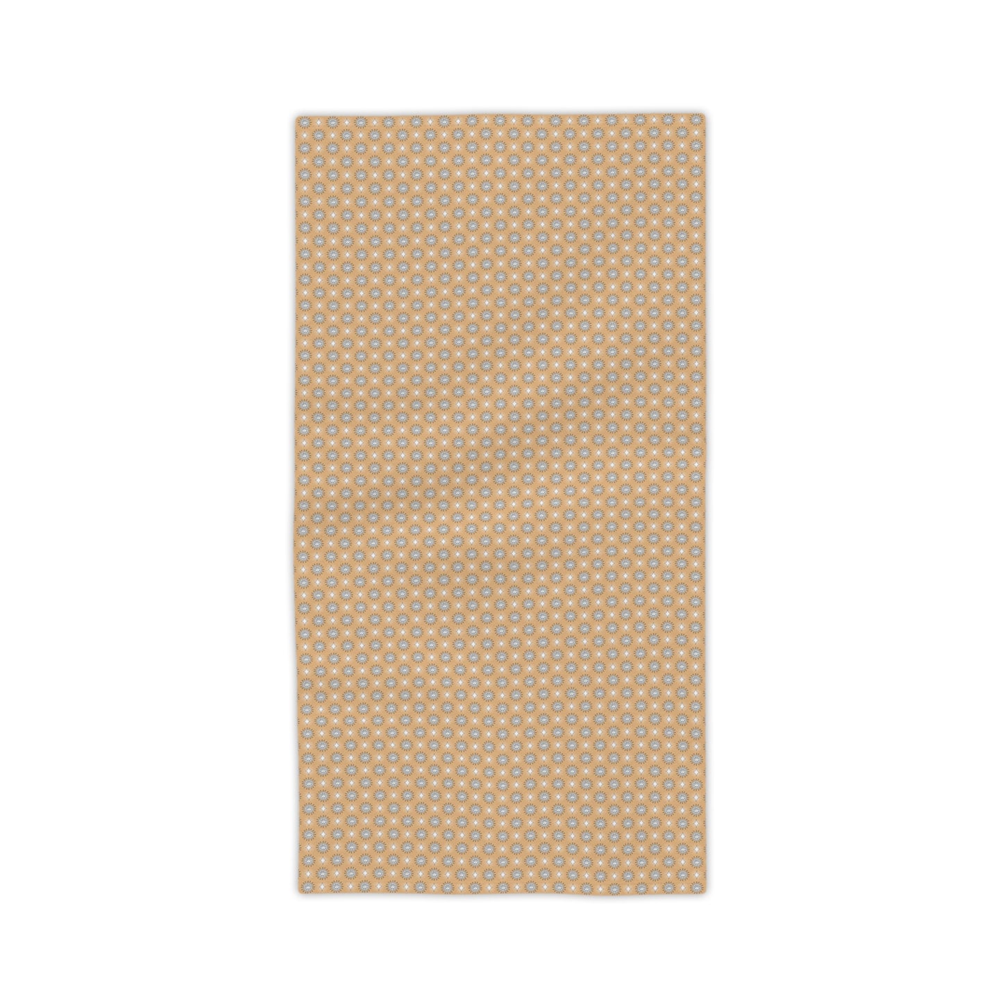 Tan Sunset Star-crossed Bodies Beach Towel, 24" x 44"
