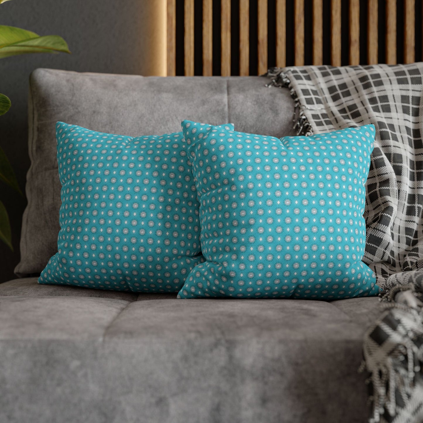 Tif Green Star-crossed Bodies Spun Polyester Square Pillowcase, 14" x 14"