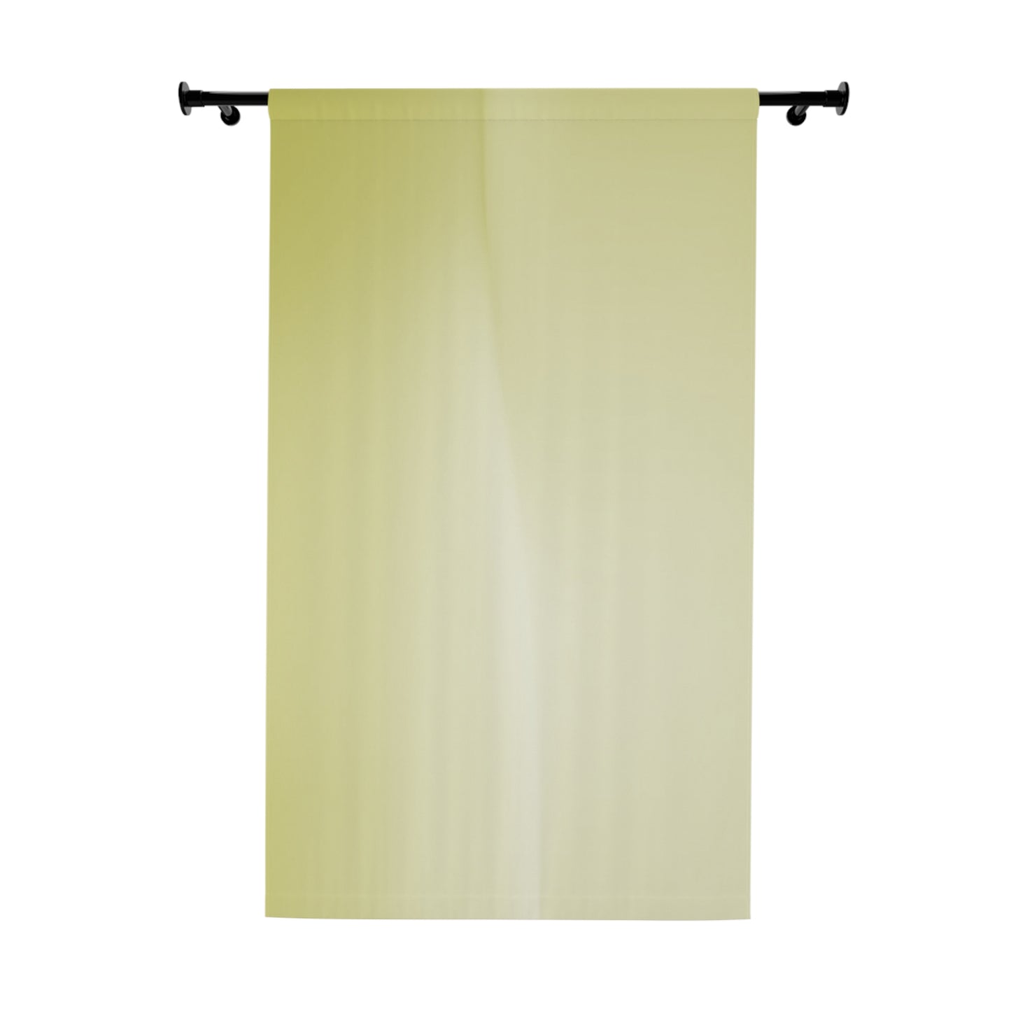 Lemon Fade Window Curtain, 50" x 84", blackout