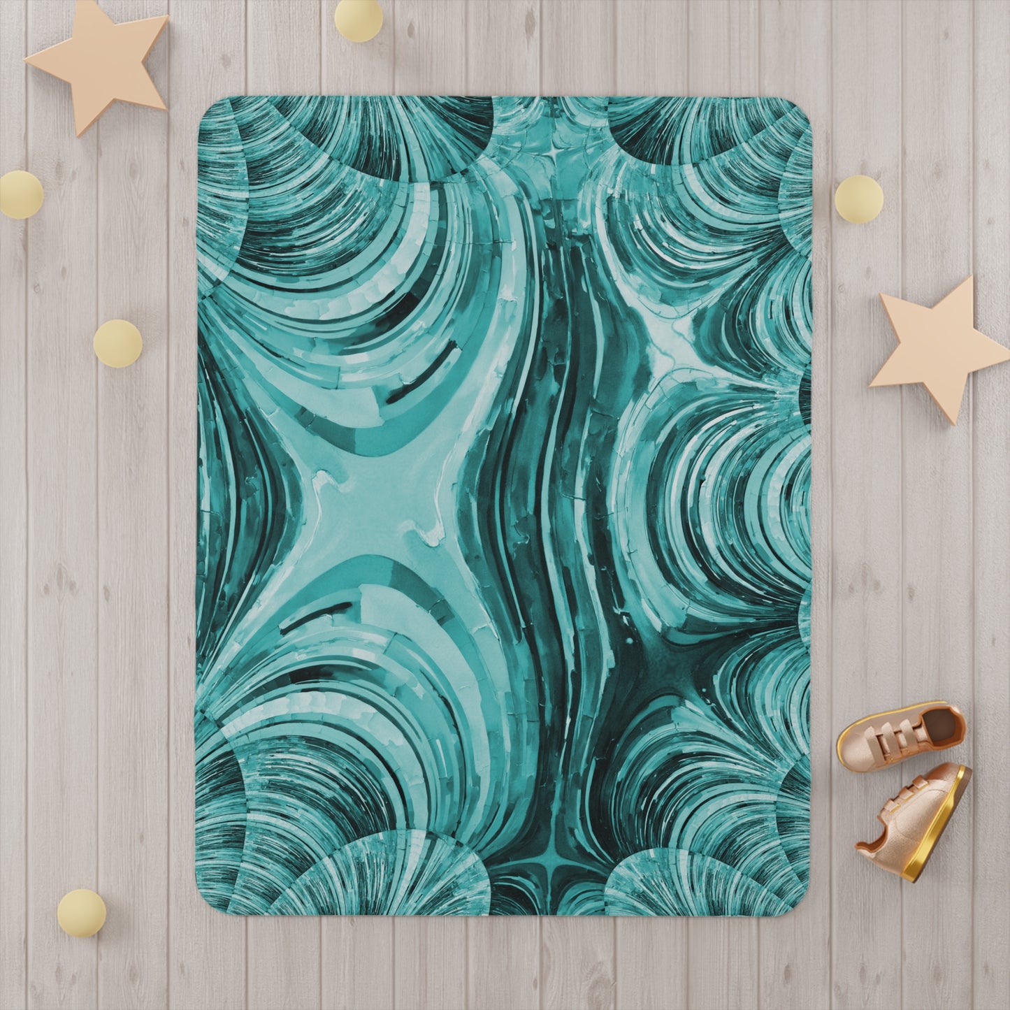 Uzi Spiral Tif Toddler Blanket, 30" x 40"
