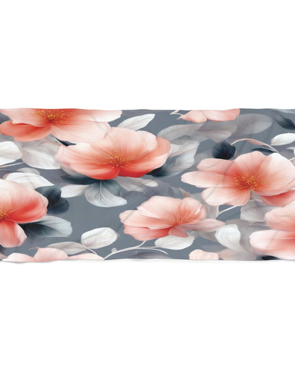Red Blossom Floral Bunch 30" x 60" Beach Towel