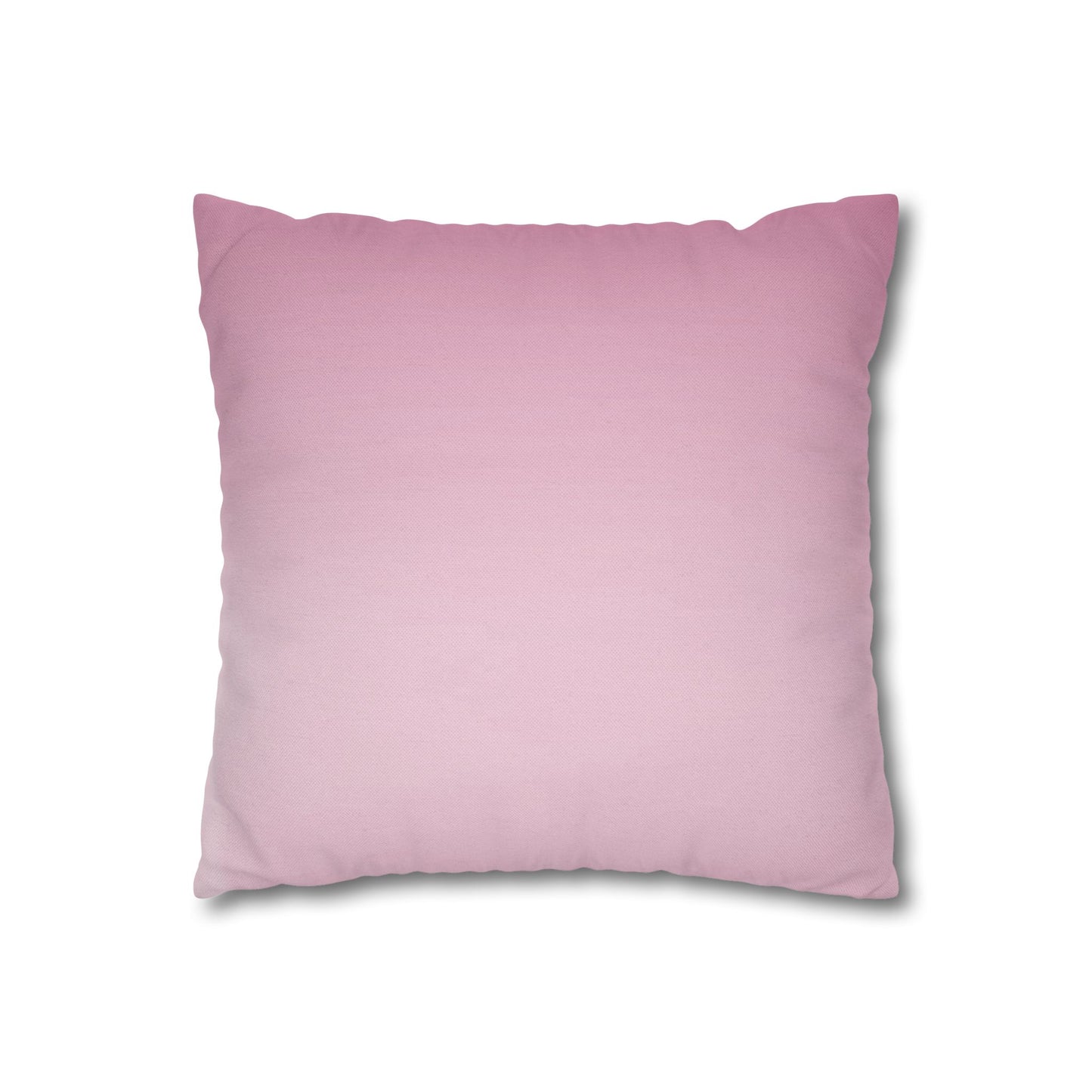Pink Blush Fade Spun Polyester Square Pillowcase, 14" x 14"