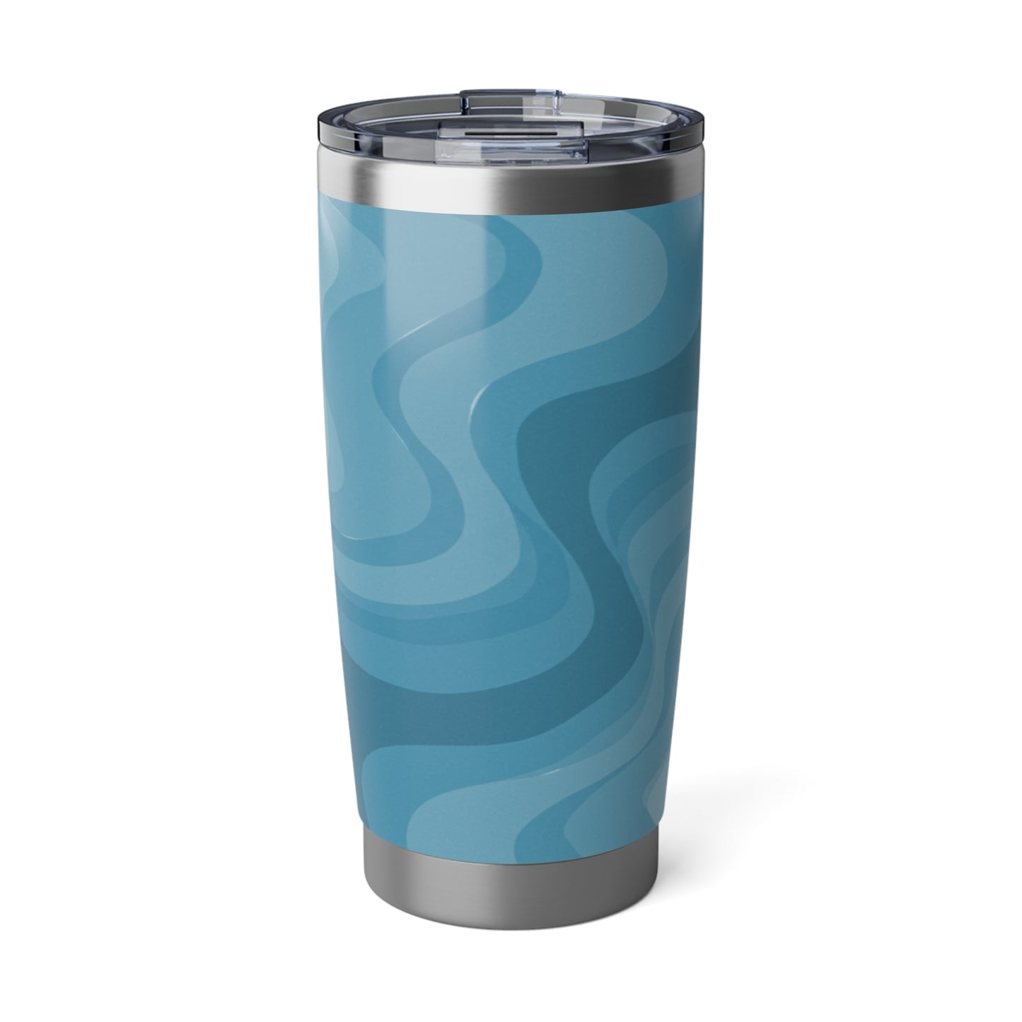 Sky Blue Wavey Vagabond 20oz Tumbler