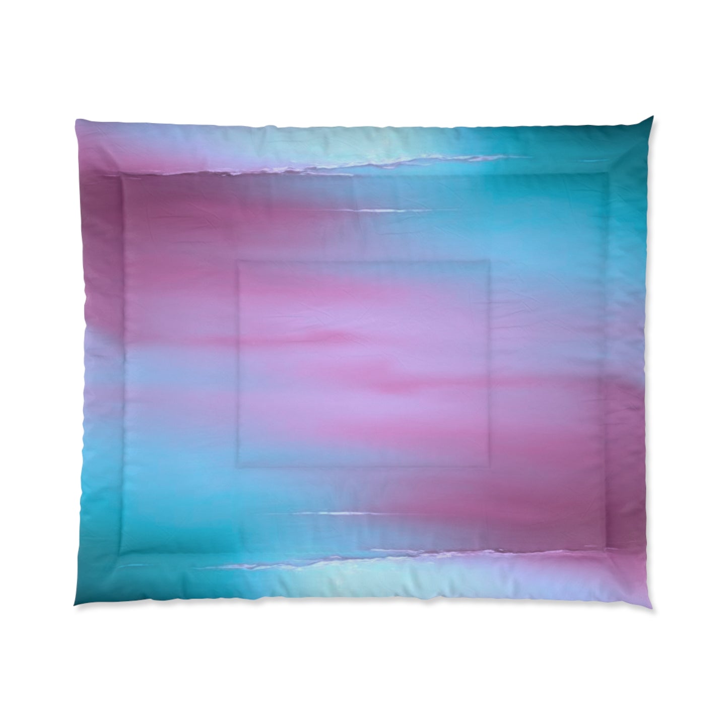 Wine Sea Blue Fog 104" × 88" Comforter
