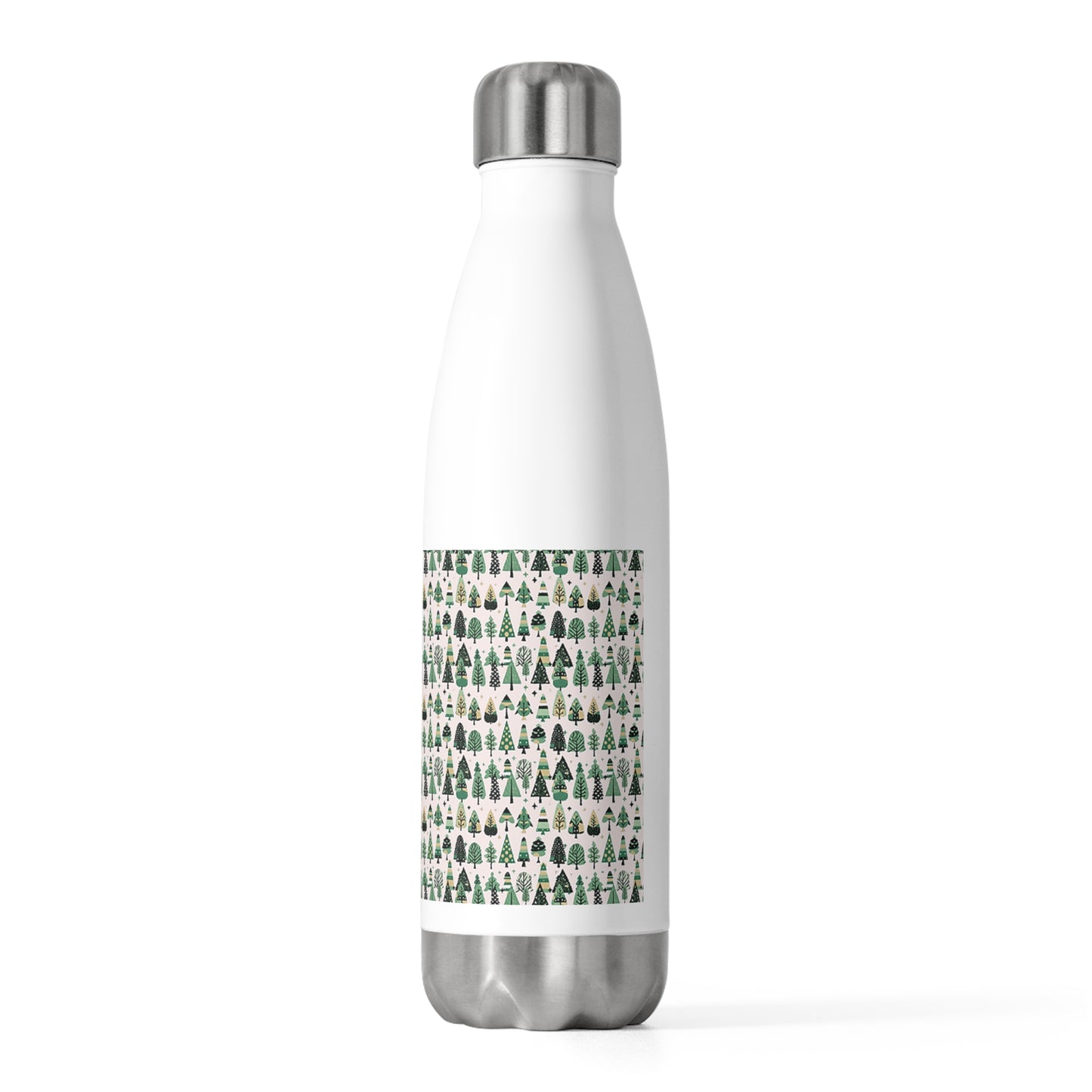 Mini Vintage Green Trees 20oz Insulated Water Bottle