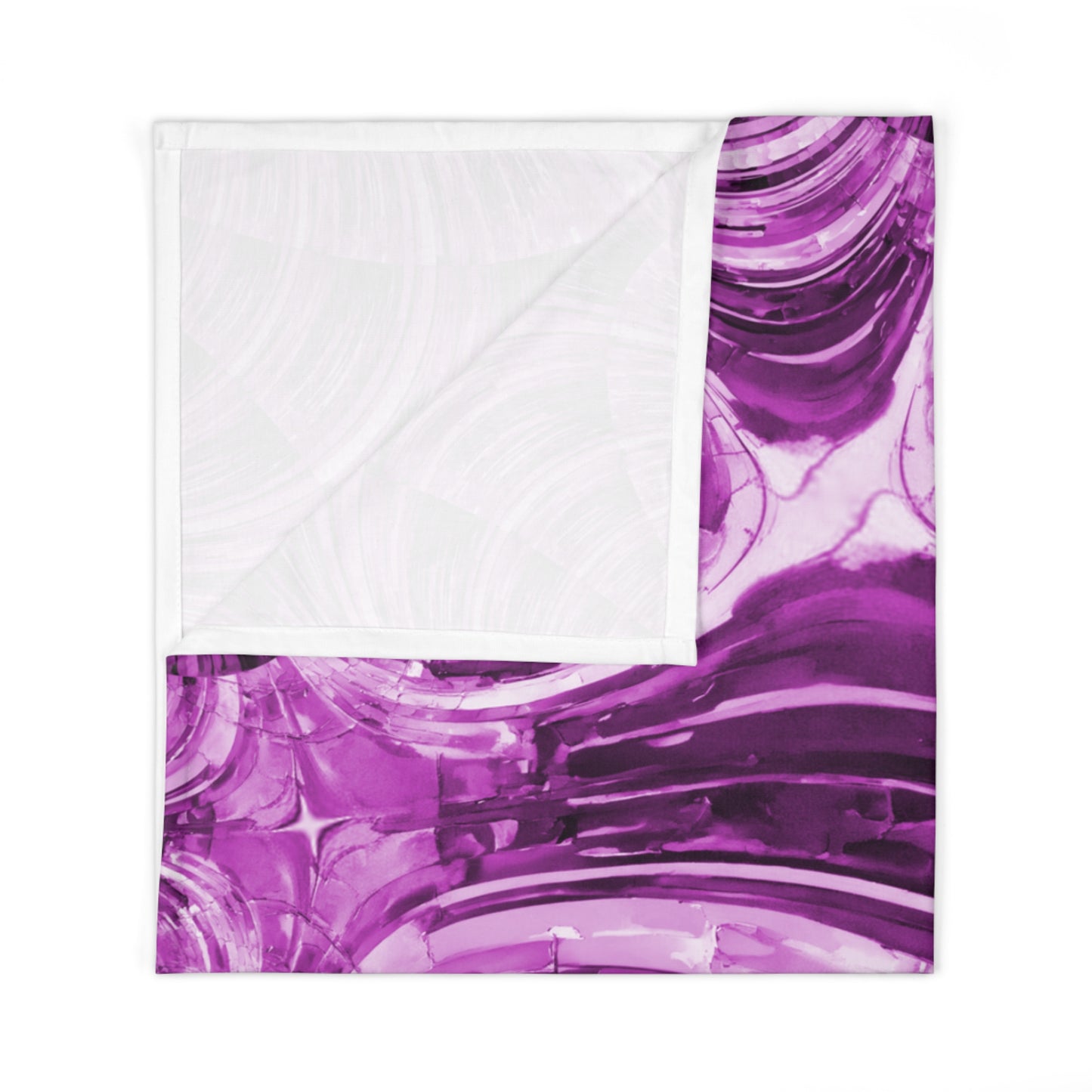Uzi Spiral Powder Lavender Baby Swaddle 30″×40″ Blanket