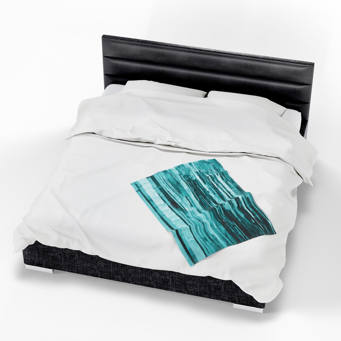 Striped Tif Velveteen Plush Blanket, 30" x 40"