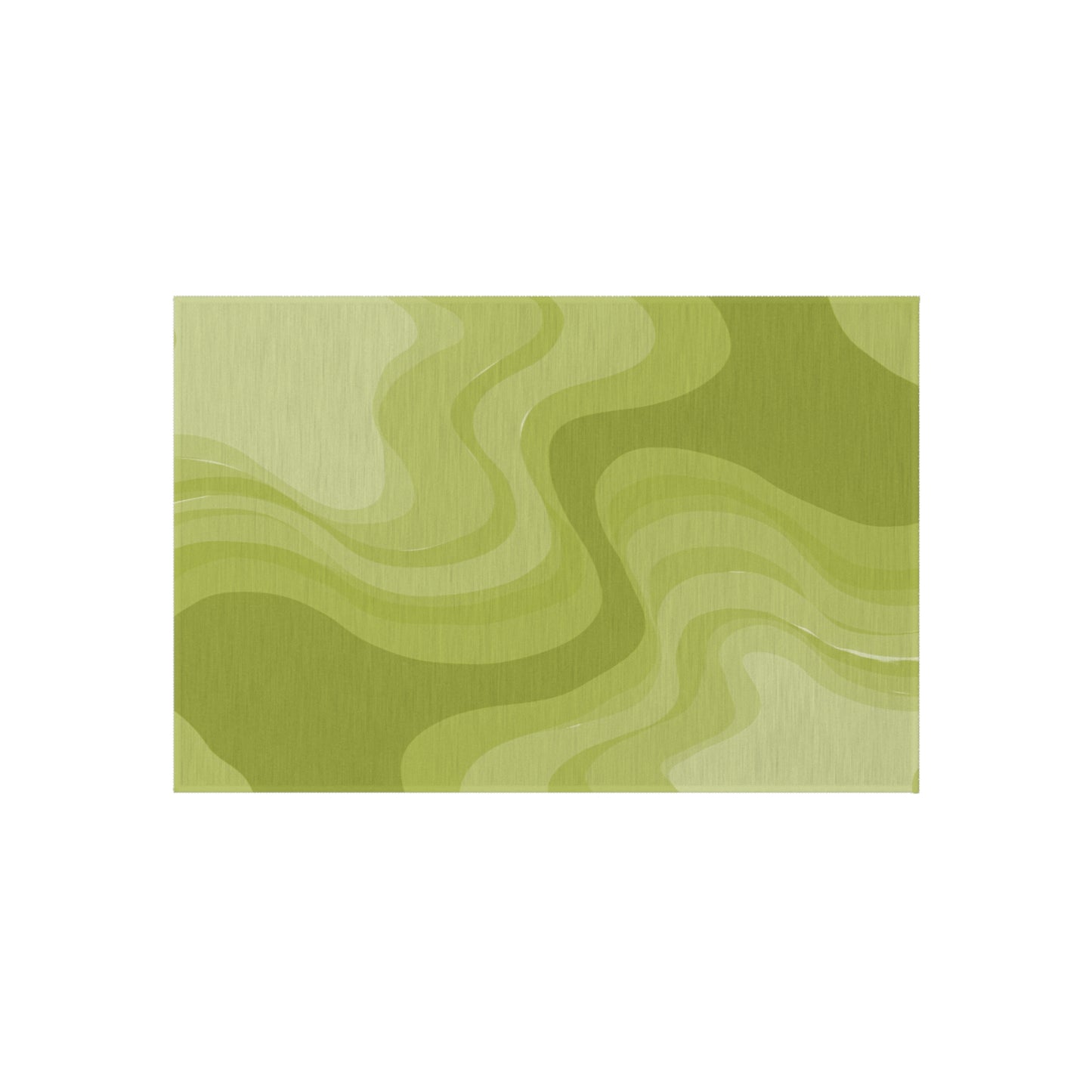 Lemon Wavey 24" x 36" Outdoor Rug