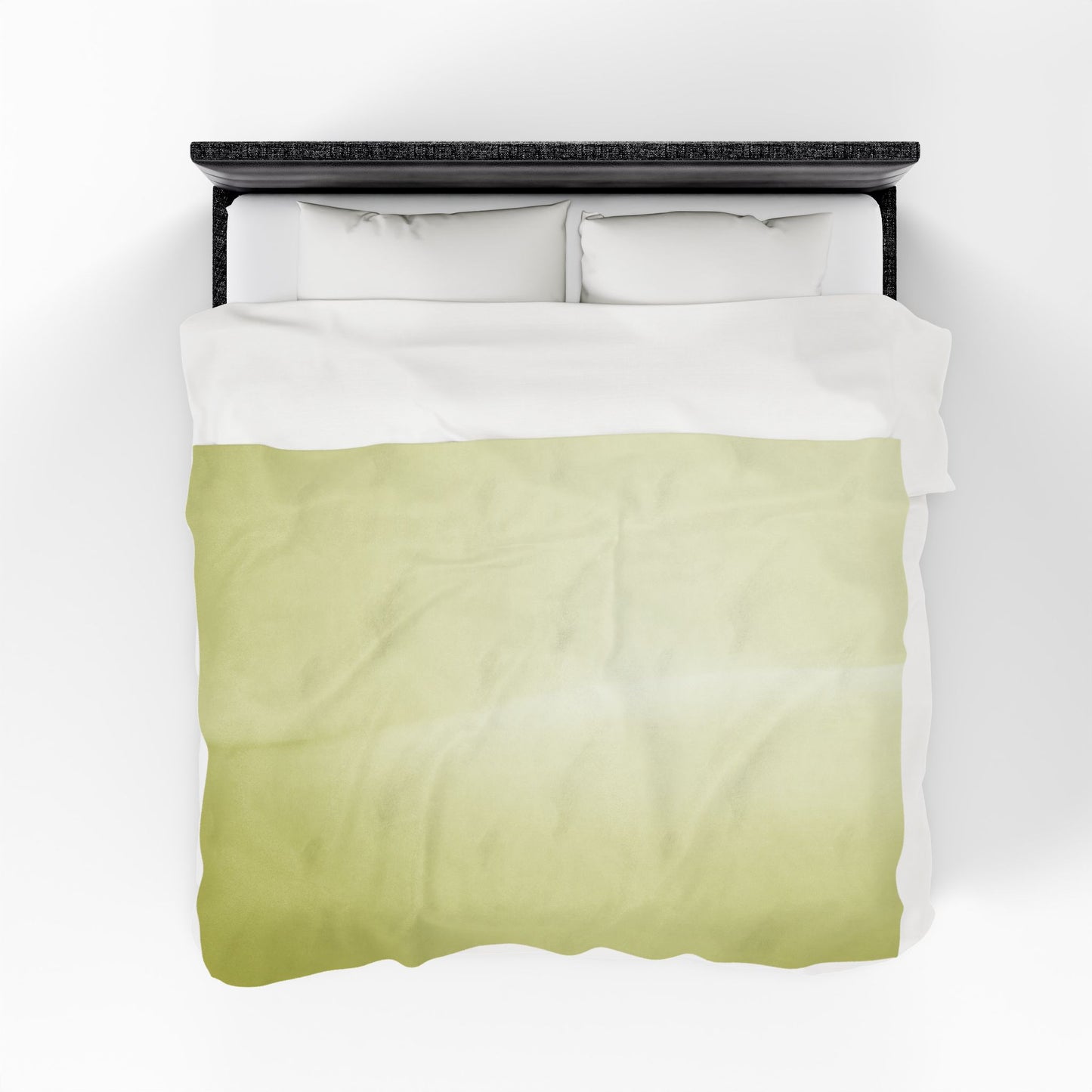 Lemon Fade Velveteen Plush Blanket, 60" x 80"