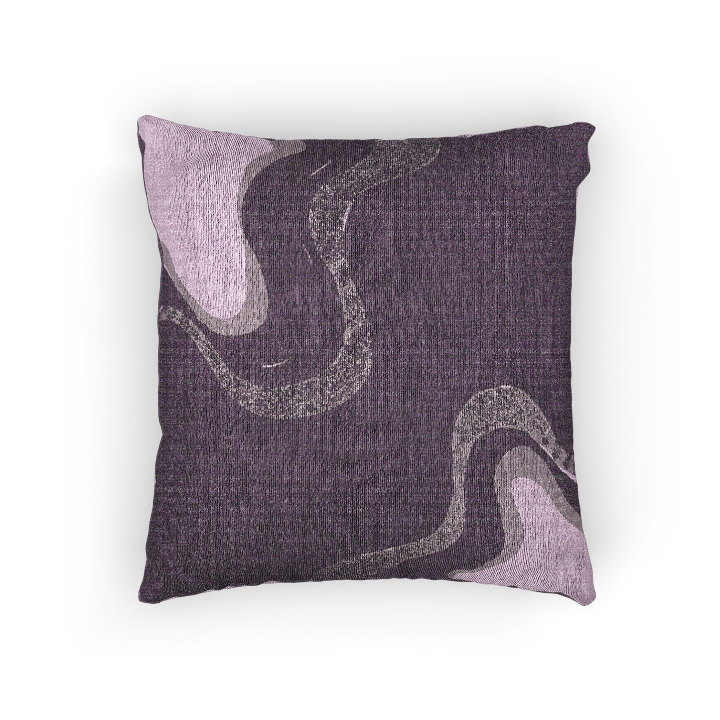 Wavey Purple Wavey Woven Pillow, 17" x 18"