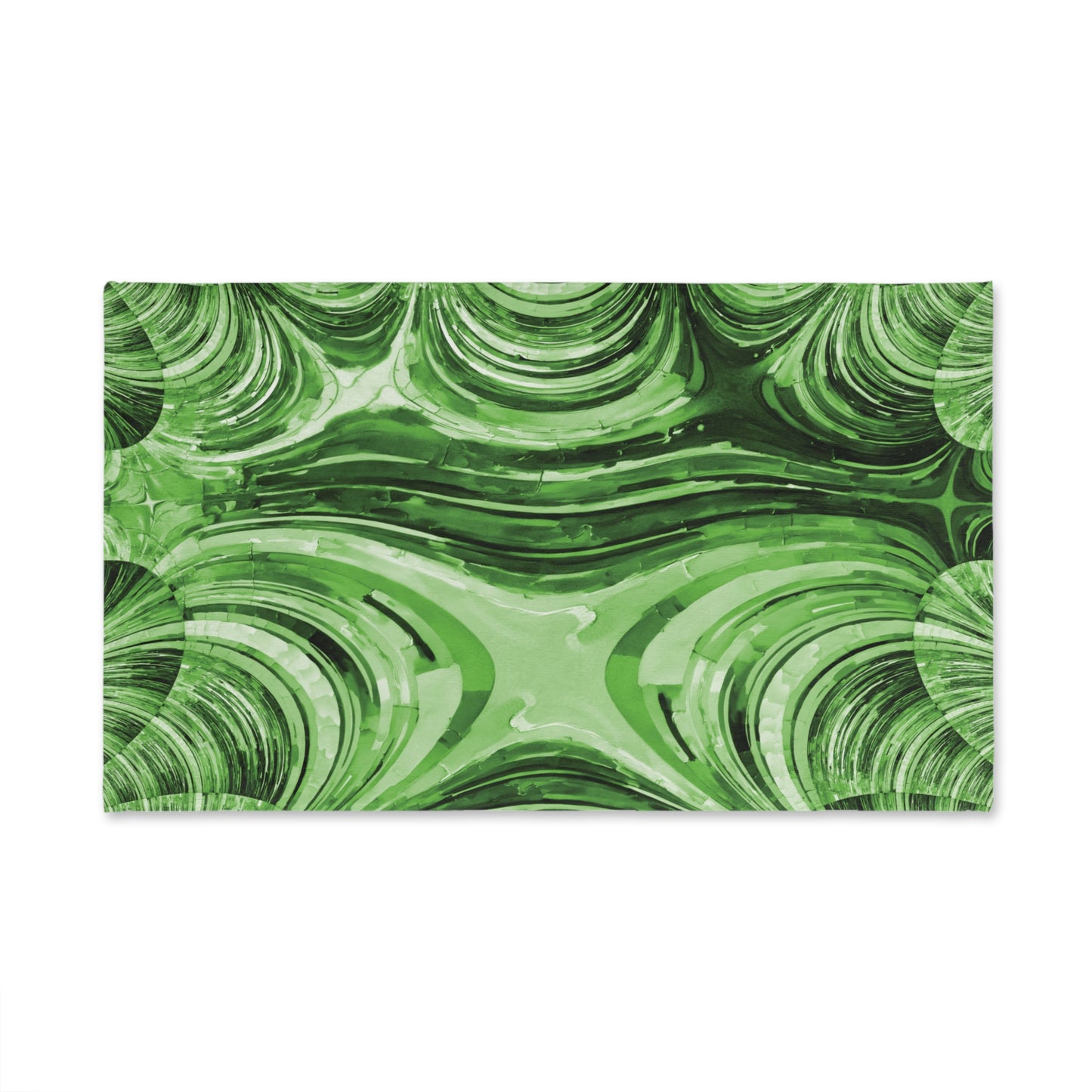 Uzi Spiral Mint Pastel Hand Towel, 16" x 28"
