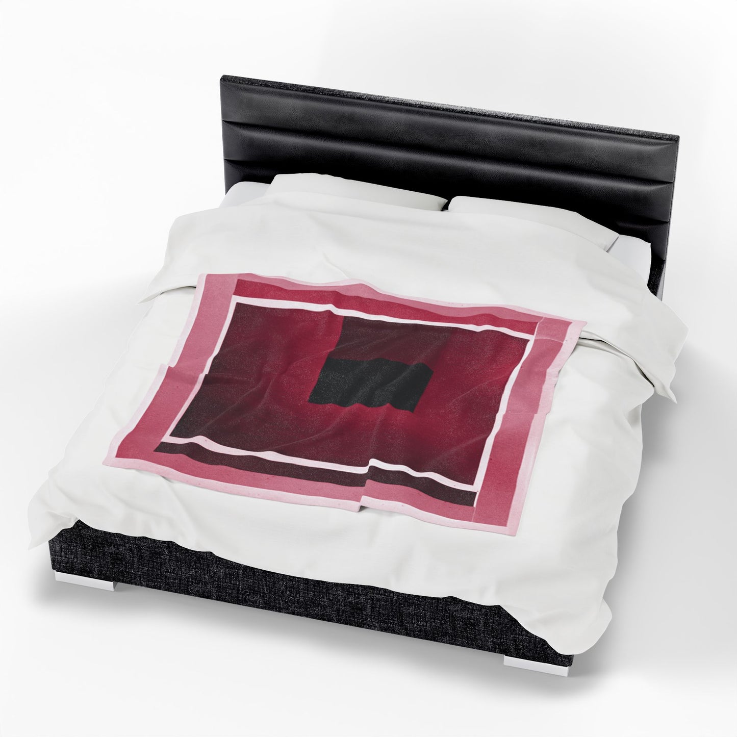 Red Shadow Velveteen Plush Blanket, 50" x 60"