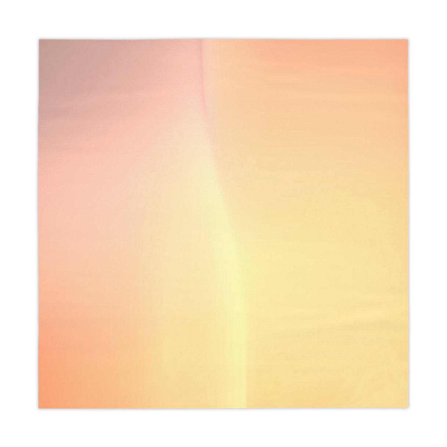 Hot Peach Fade Tablecloth, 55" x 55"