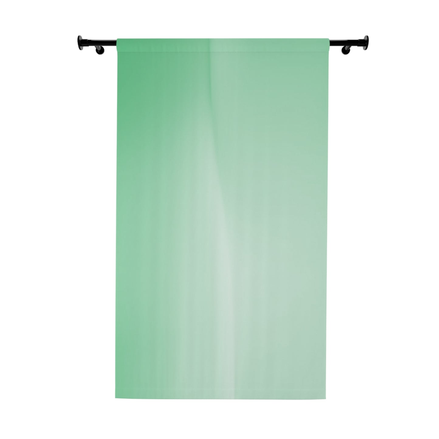 Mint Fade Window Curtain, 50" x 84", blackout