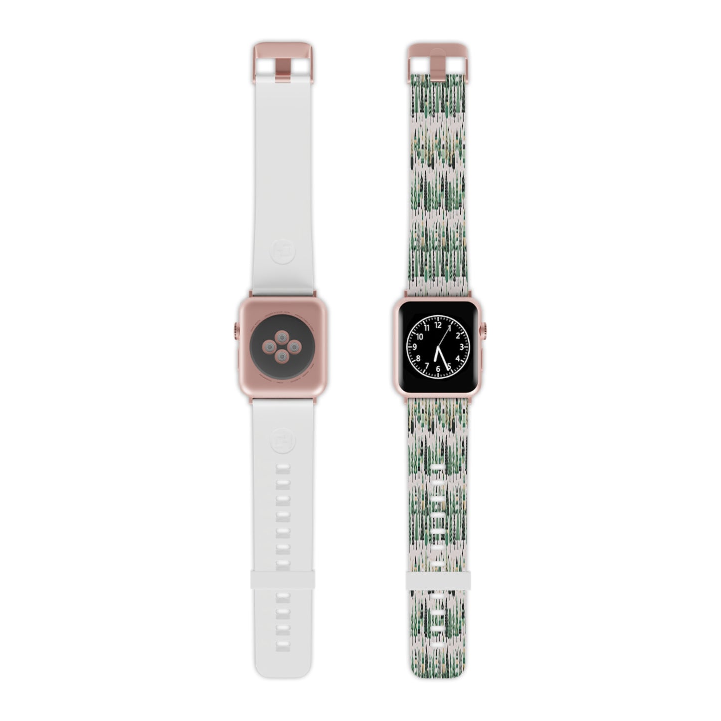 Mini Vintage Green Trees Watch Band for Apple Watch 7.5x.75/38-40mm/7.5x.75/42-44mm