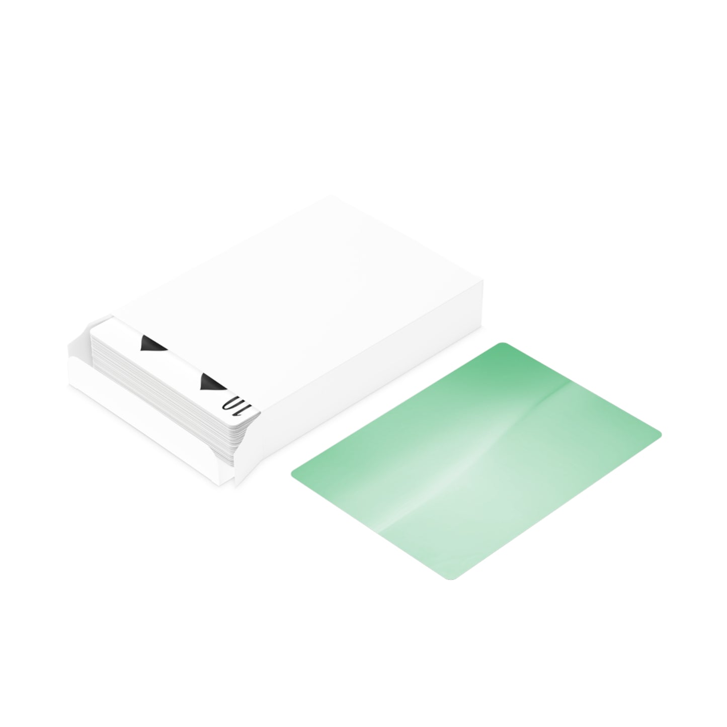 Mint Fade Poker Cards