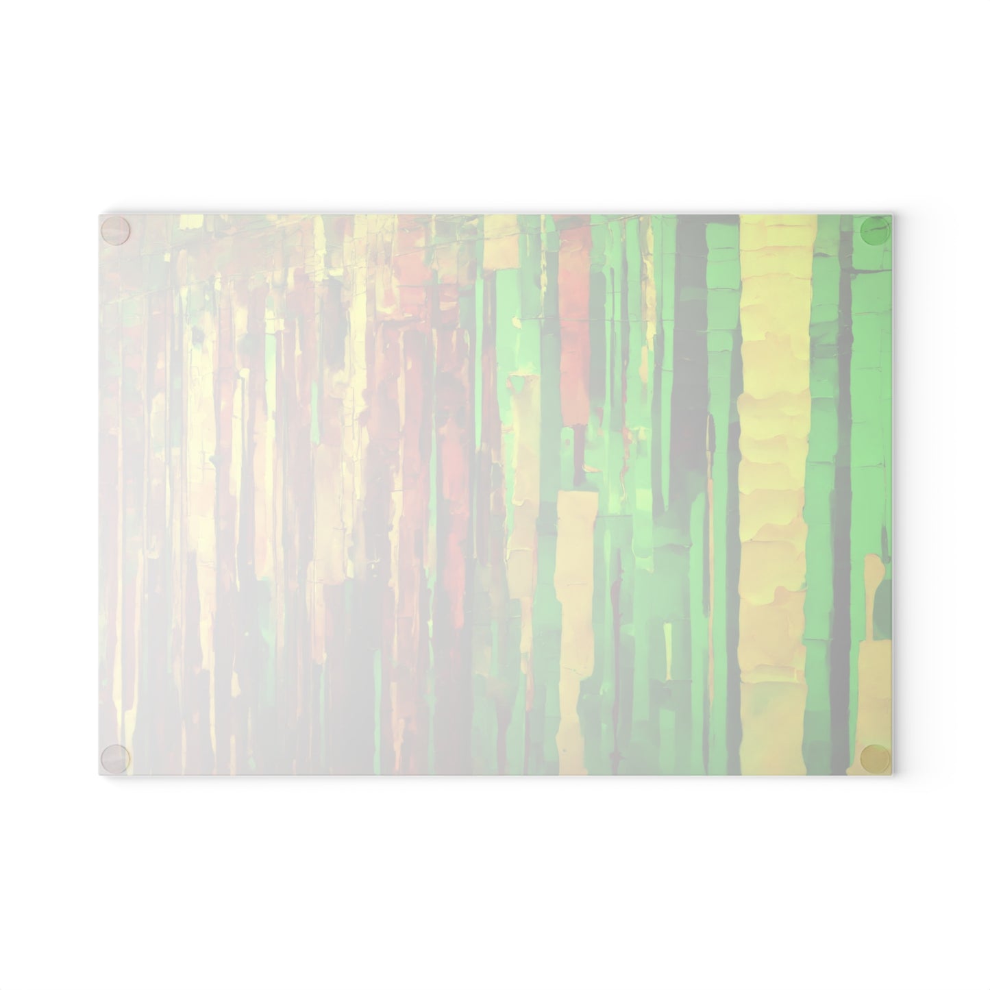 Striped Beta 8" x 11" Glass Cutting Board