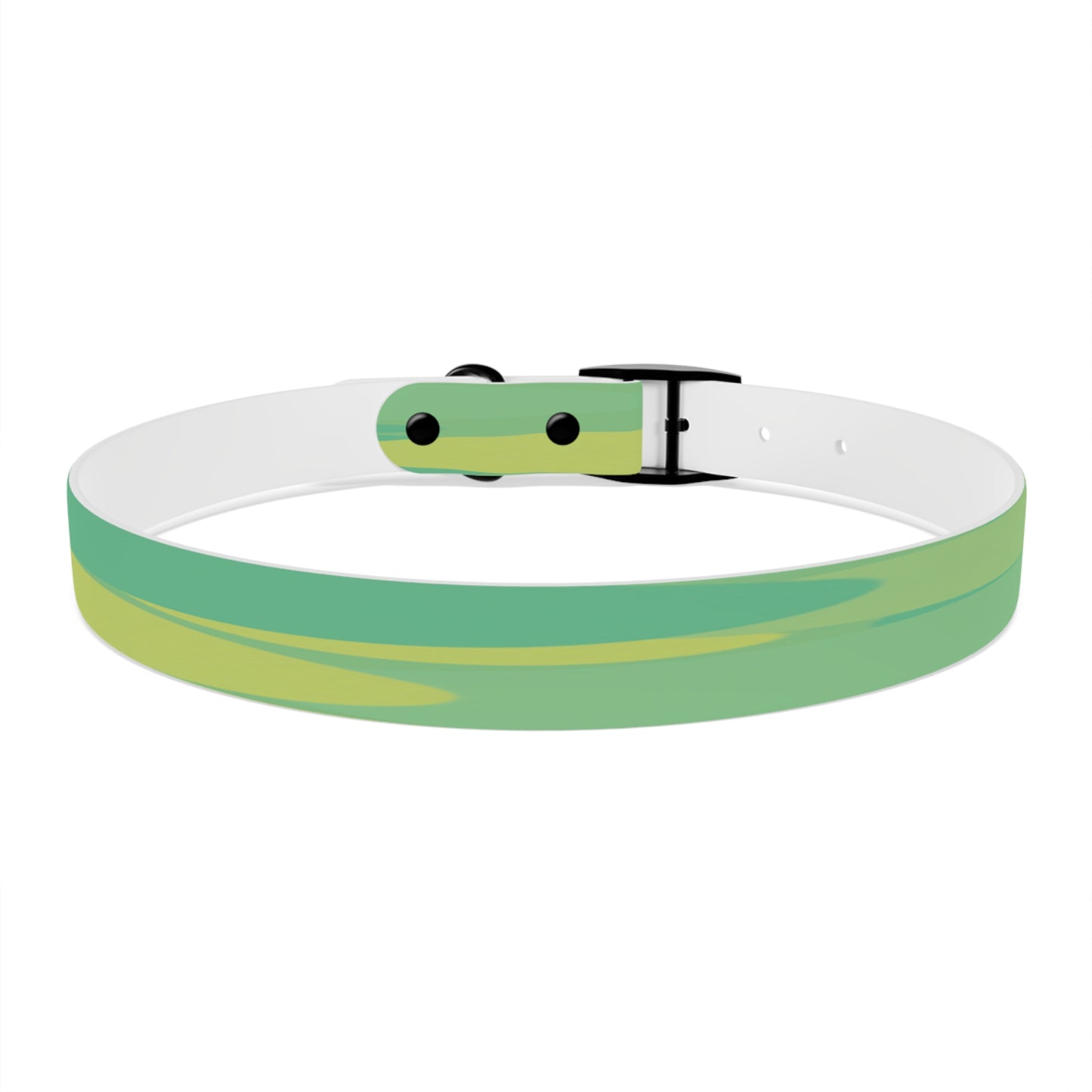 Pastel Green Patches Extra Large Dog Collar