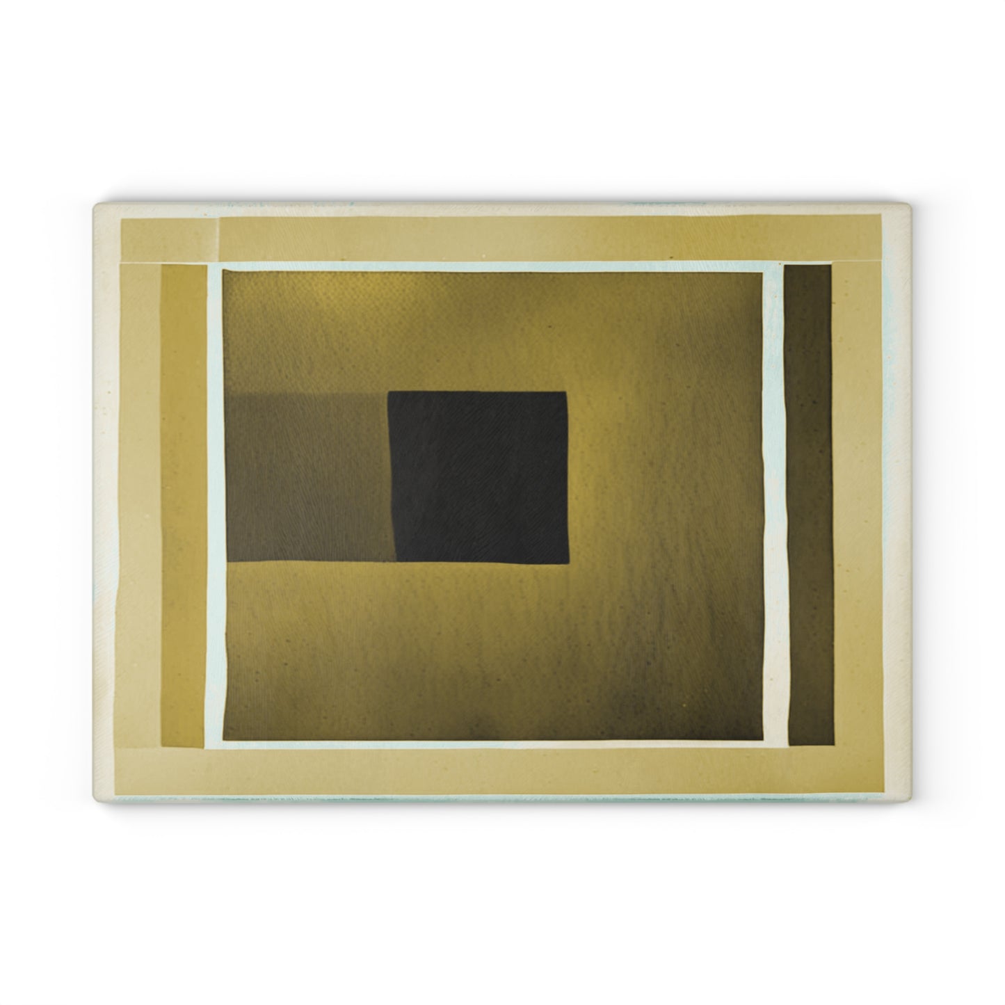 Tan Shadow Glass Cutting Board, 11" x 15"