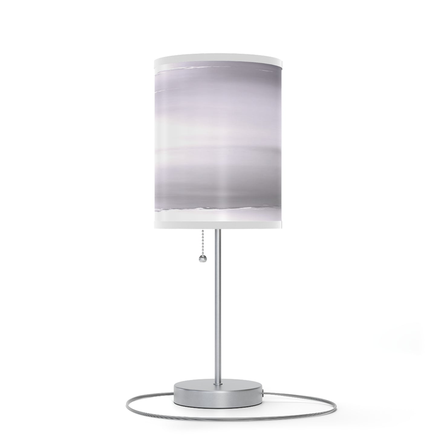 Sephia Sea Dark Fog Table Lamp on a White or Silver Stand, US|CA plug