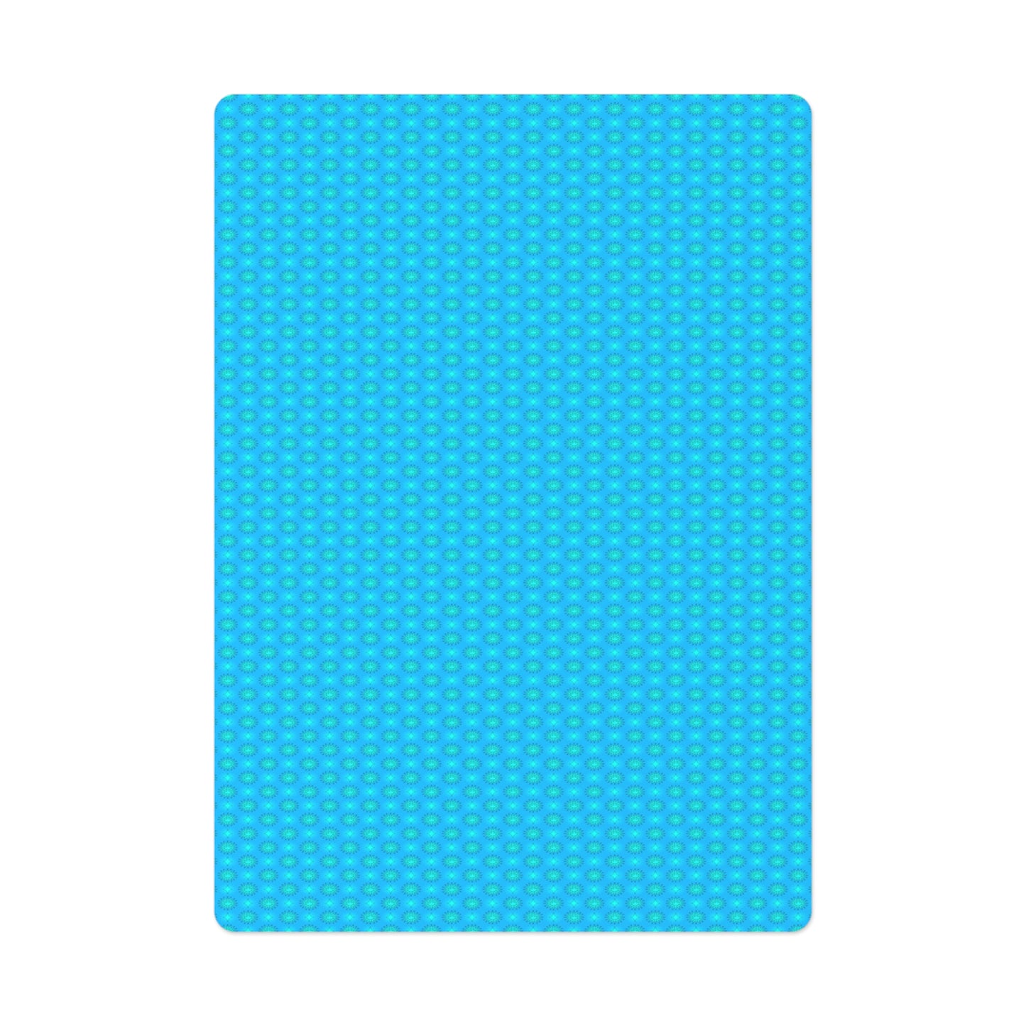 Light Blue Star-crossed Bodies Poker Cards