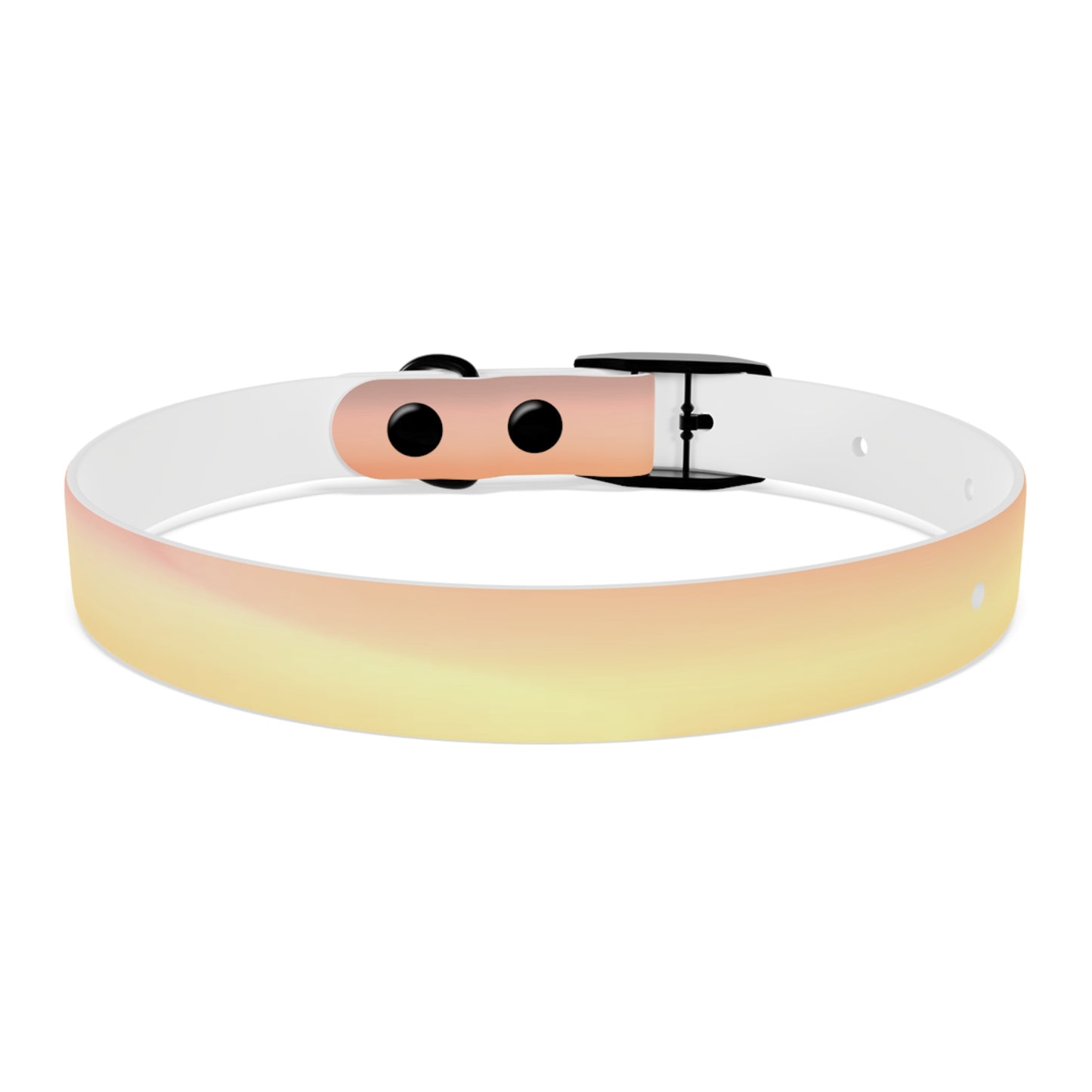 Hot Peach Fade Small Dog Collar