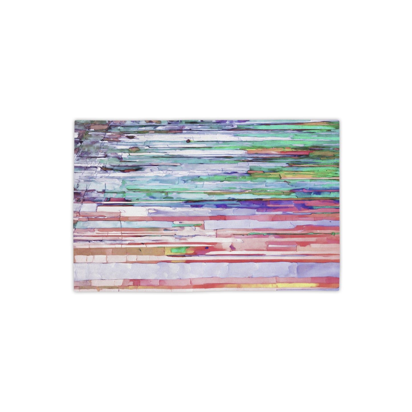 Striped Pastels Beach Towel, 18" x 27"