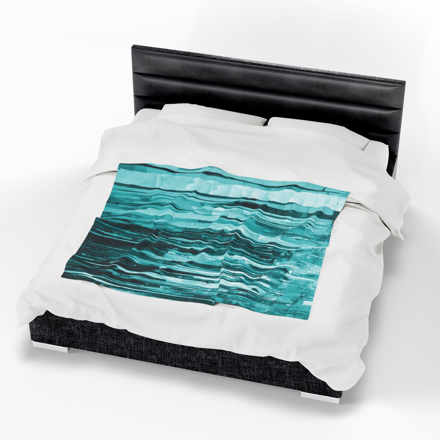 Striped Tif Velveteen Plush Blanket, 50" x 60"